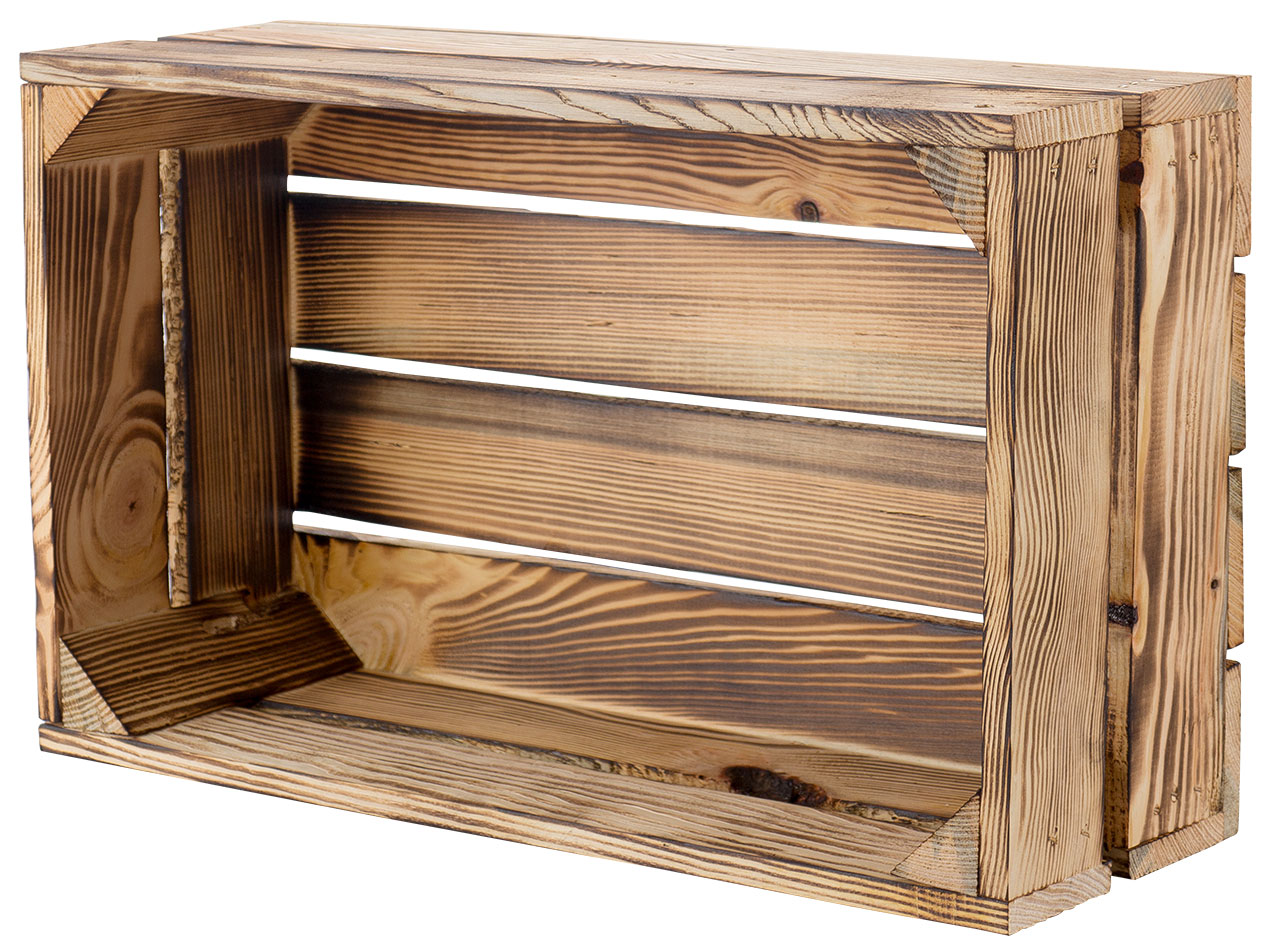 Kisten & Schubladen Flambierte Schublade 47x29x15,7cm obstkisten