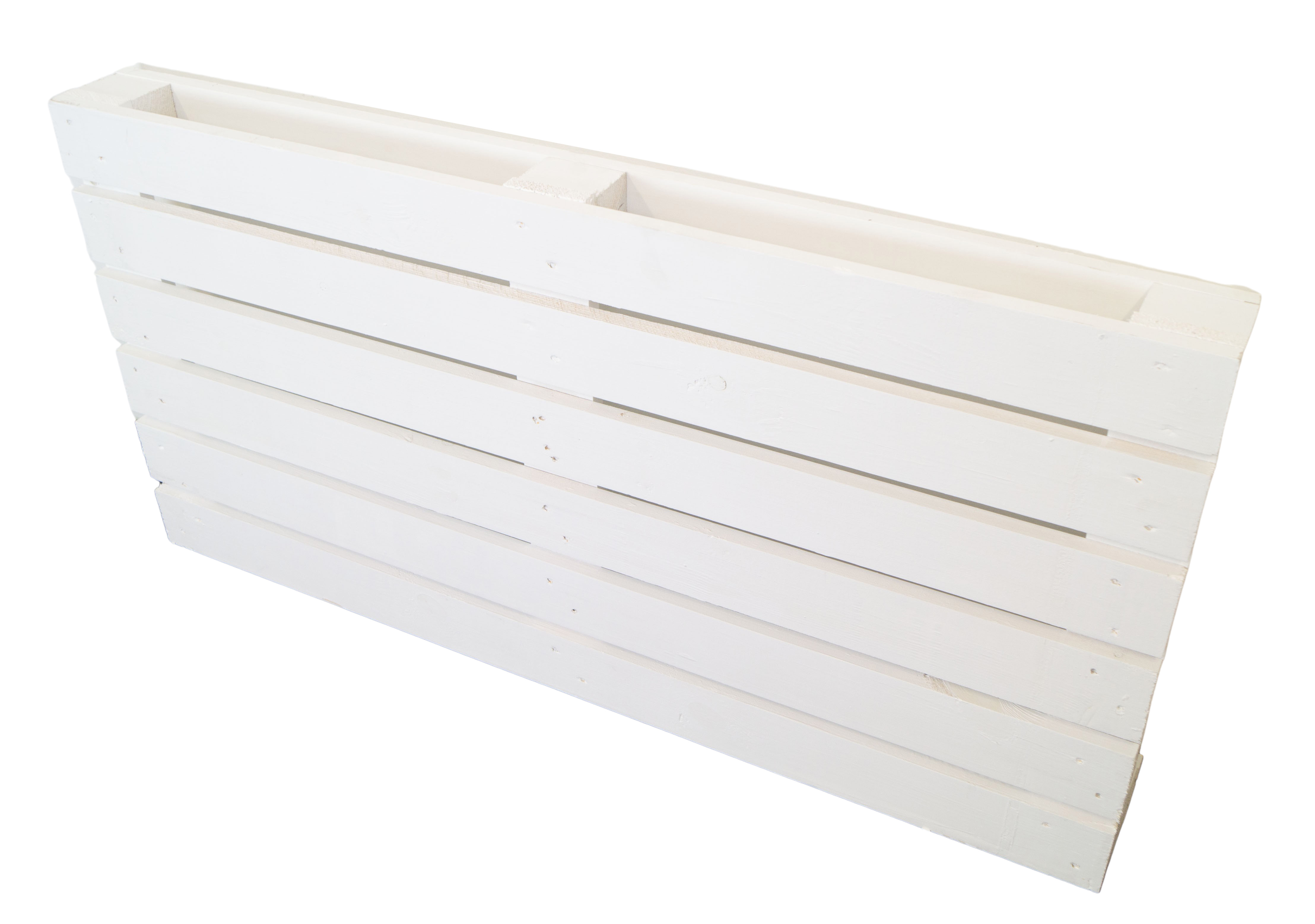 Palette in weiß 120x60x12,5cm Palette in weiß 120x60x12,5cm