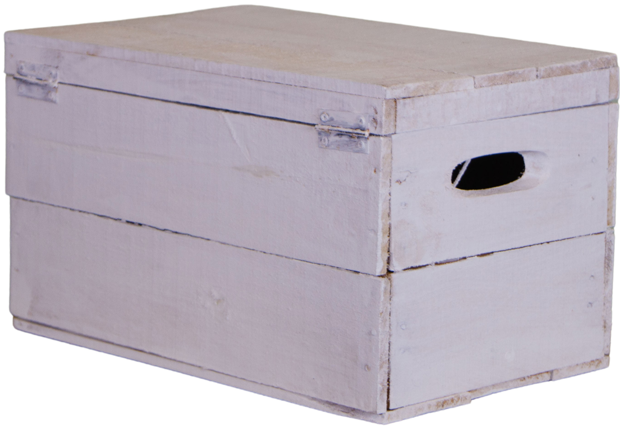 alte Holztruhe weiß Whisky mit Deckel in Größe M alte Holztruhe weiß Whisky mit Deckel in Größe M