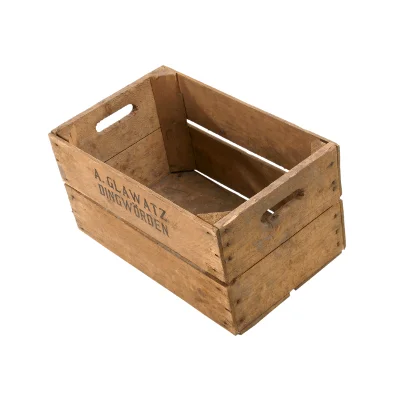 4er Set - B-Ware Alte Birnenkiste mit zwei Seitenbrettern 49x30x28cm 4er Set - B-Ware Alte Birnenkiste mit zwei Seitenbrettern 49x30x28cm