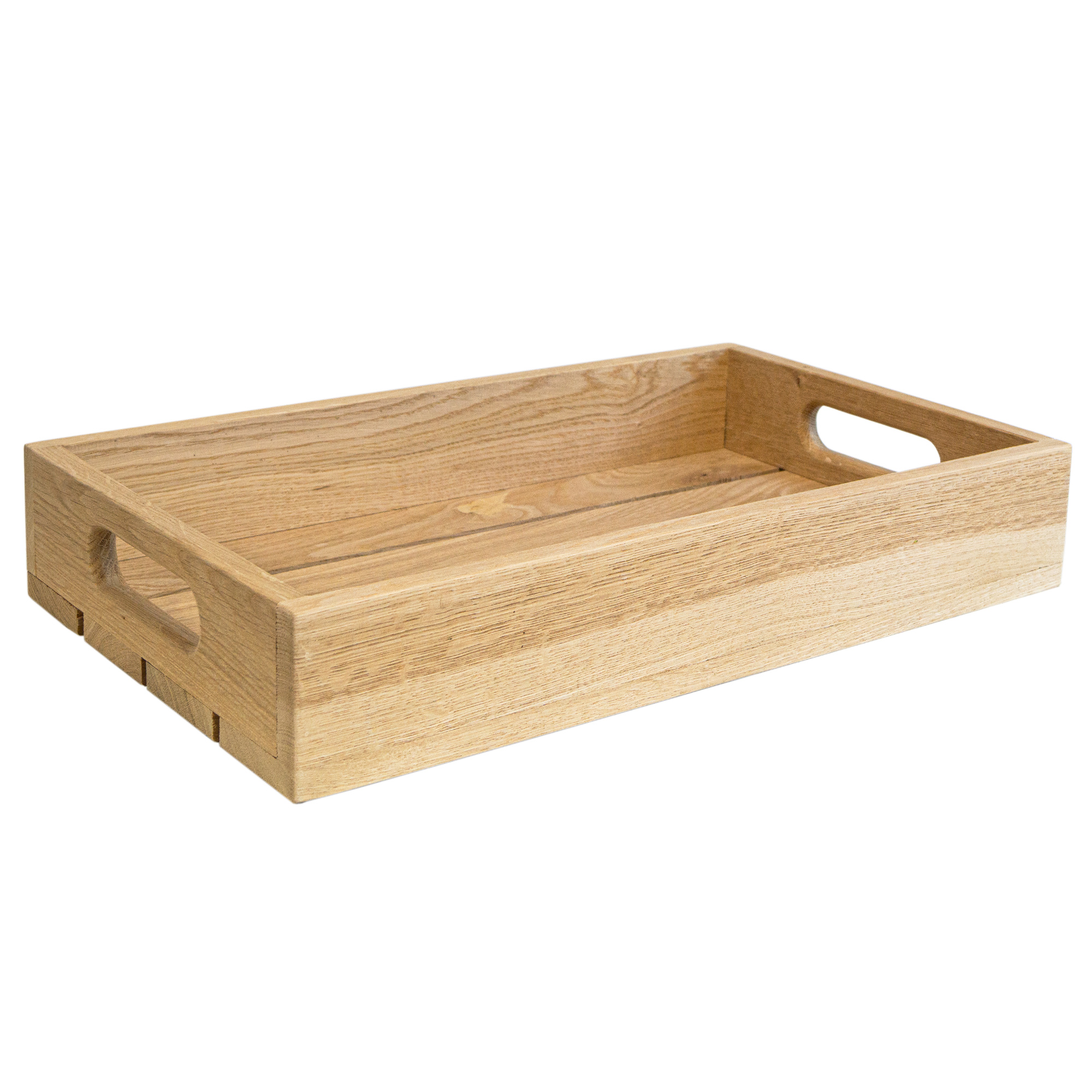 Eichentablett aus Massivholz kaufen | Serviertablett aus Eiche in zwei Größen 50x30x8cm Eichentablett aus Massivholz kaufen | Serviertablett aus Eiche in zwei Größen