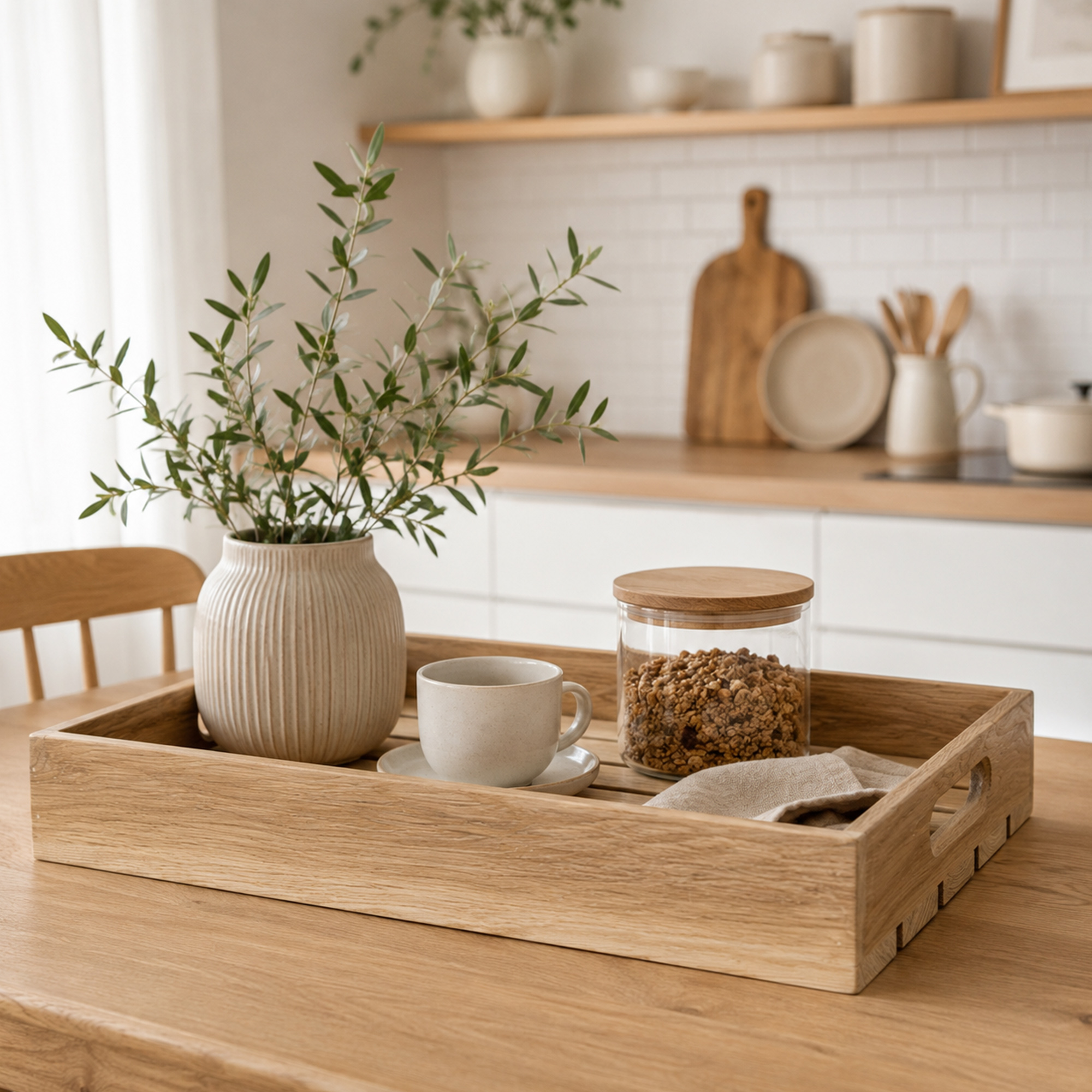 Eichentablett aus Massivholz kaufen | Serviertablett aus Eiche in zwei Größen 50x30x8cm Eichentablett aus Massivholz kaufen | Serviertablett aus Eiche in zwei Größen 50x30x8cm
