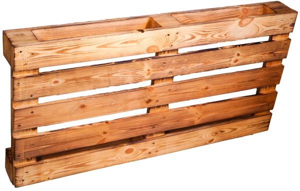 Geflammte Holzpalette 120x60x12,5cm Geflammte Holzpalette 120x60x12,5cm