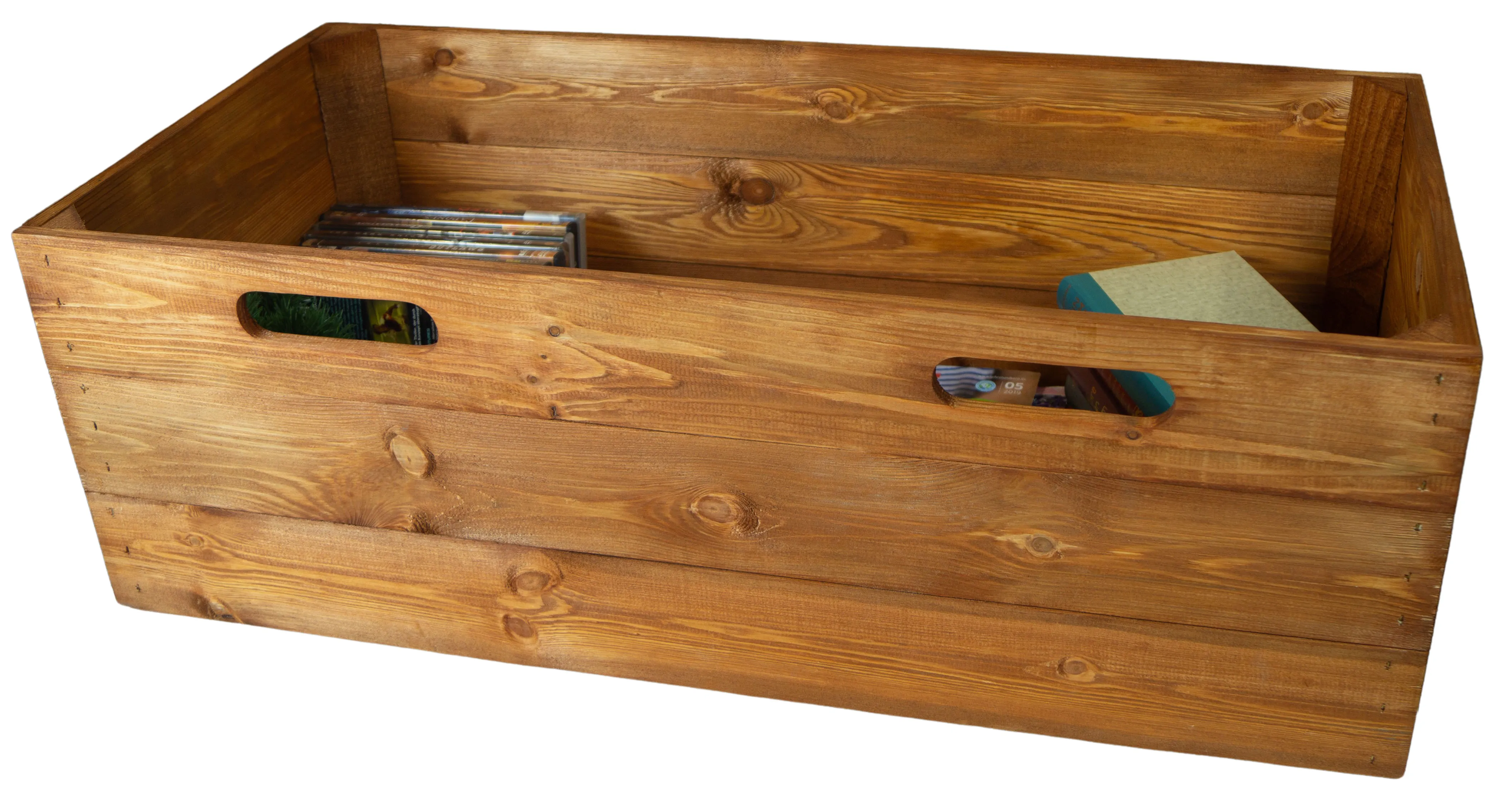 Große Einschubkiste passend für Billy-Regale in ocker 76x25x27cm