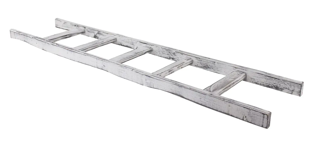 Neue Holzleiter "Shabby Altländer Art" 165cm Neue Holzleiter "Shabby Altländer Art" 165cm