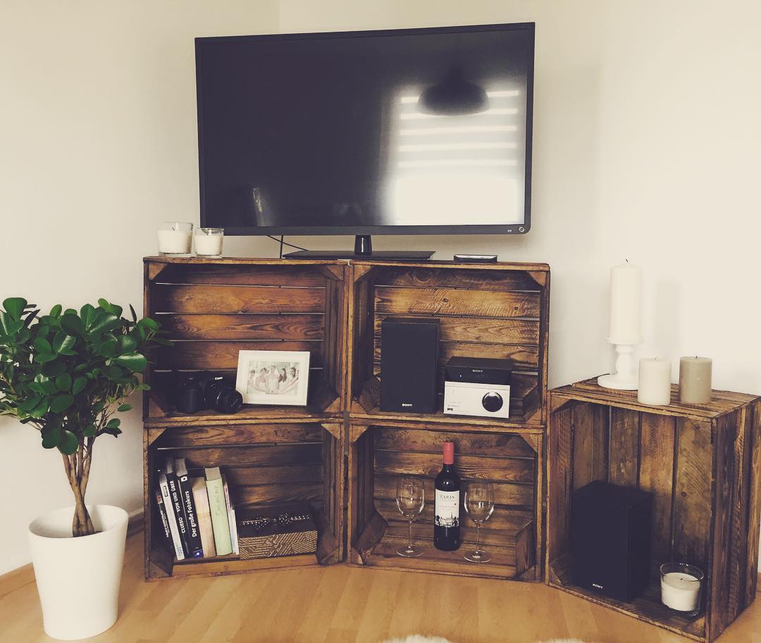 Obstkisten gebraucht & flambiert "ANKER" 50x40x30cm