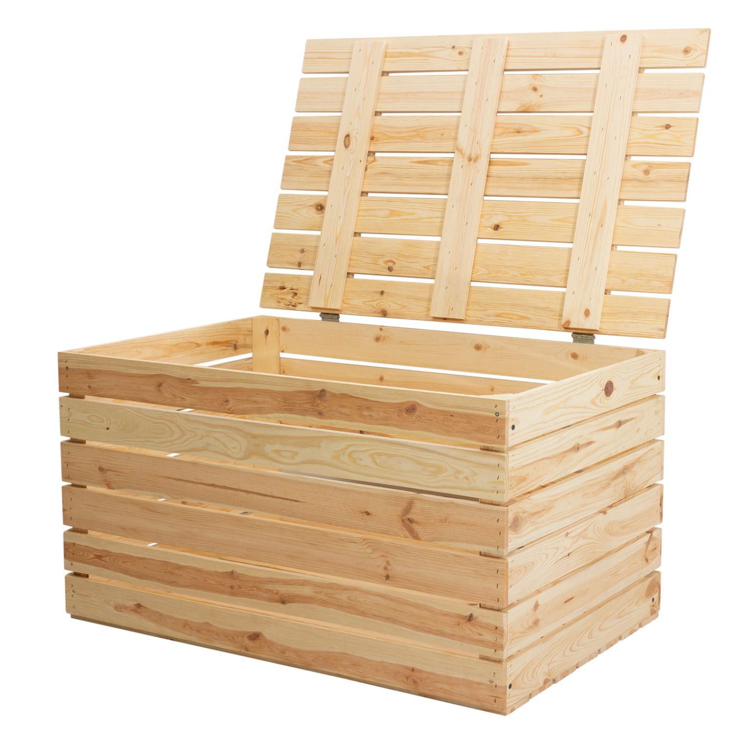 Neue Holztruhe natur *groß* 80x50x39cm Neue Holztruhe natur *groß* 80x50x39cm