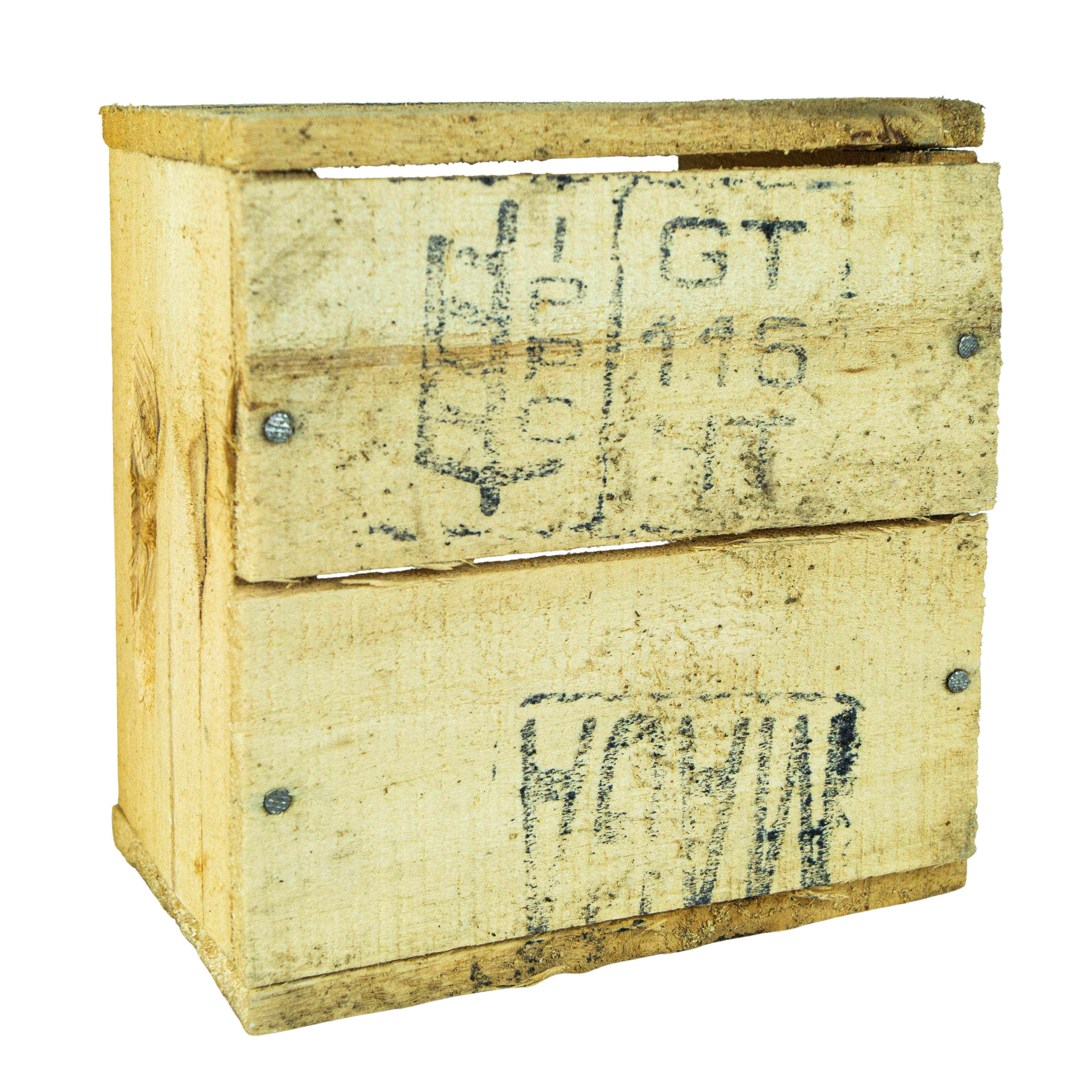 alte Holzkiste Coffee in verschiedenen Grössen Vintage Upcycling DIY alte Holzkiste Coffee XXS Vintage Upcycling DIY 14x14,5x10cm