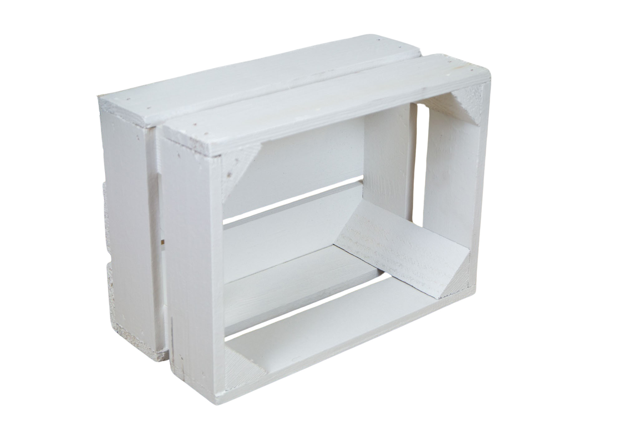 Kleine Holzkiste "Frieda" weiß