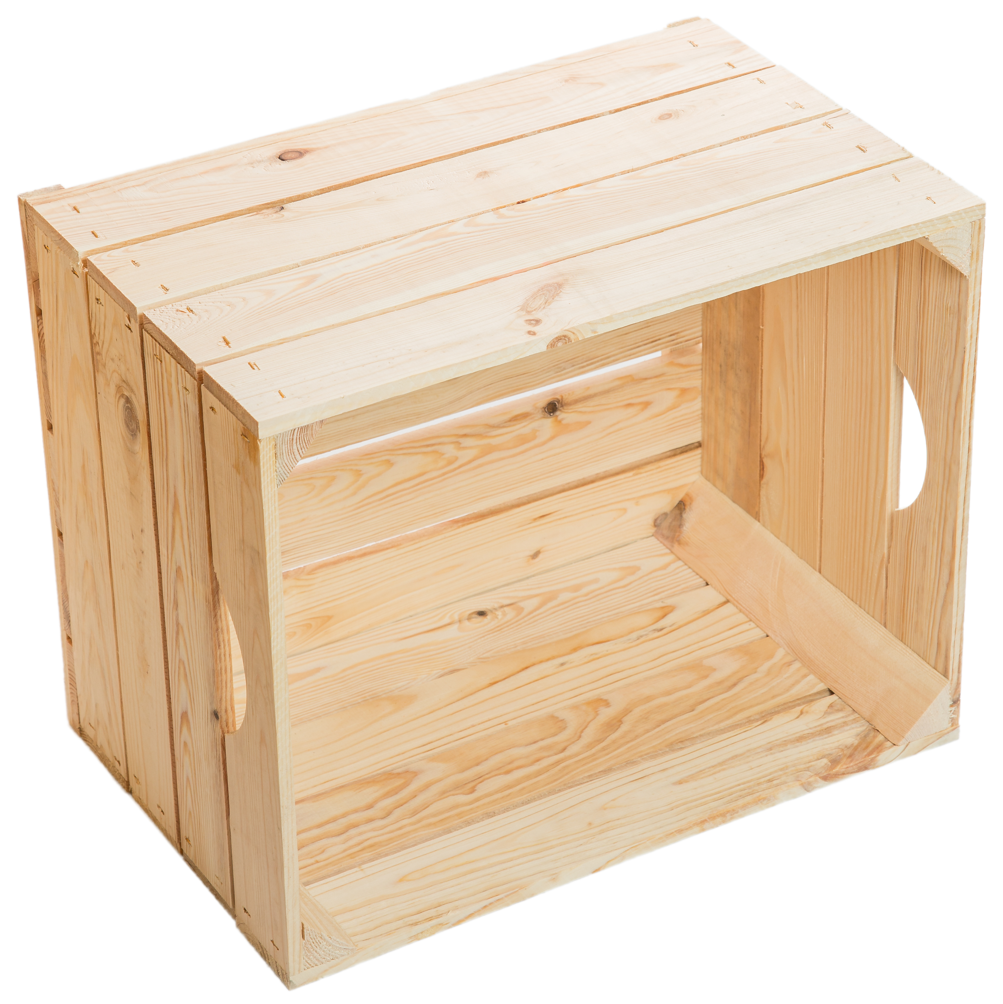 Holzkiste Johanna neu Natur 50x40x30cm