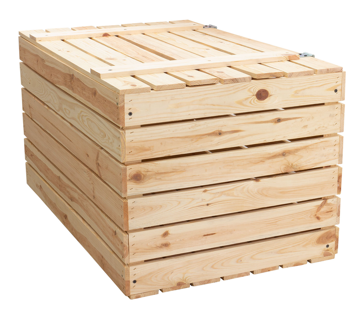 Neue Holztruhe natur *groß* 80x50x39cm