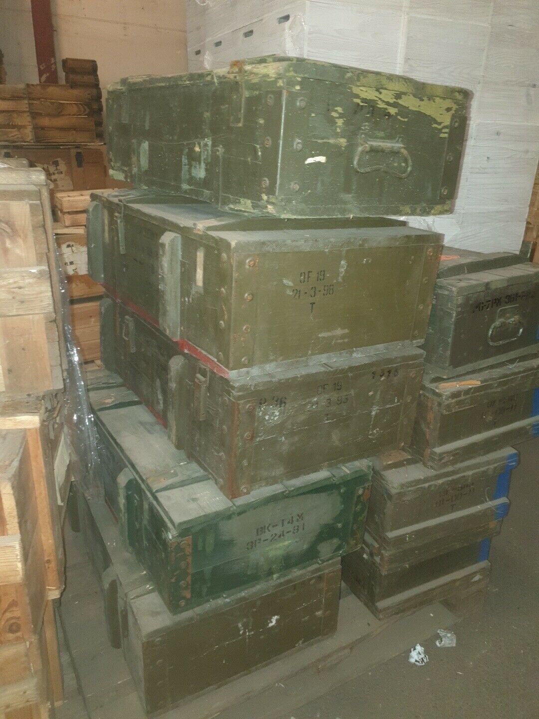 Munitionskiste AD81 !! B WARE !! Aufbewahrungskiste Militärkiste Munitionsbox