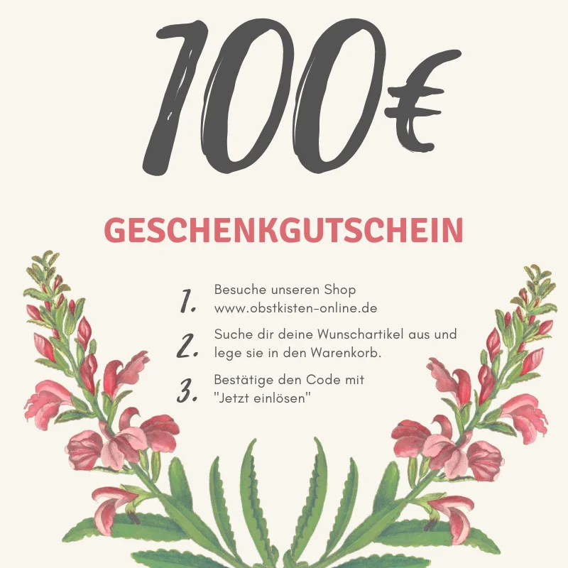 Geschenk-Gutschein 100€ Geschenk-Gutschein 100€
