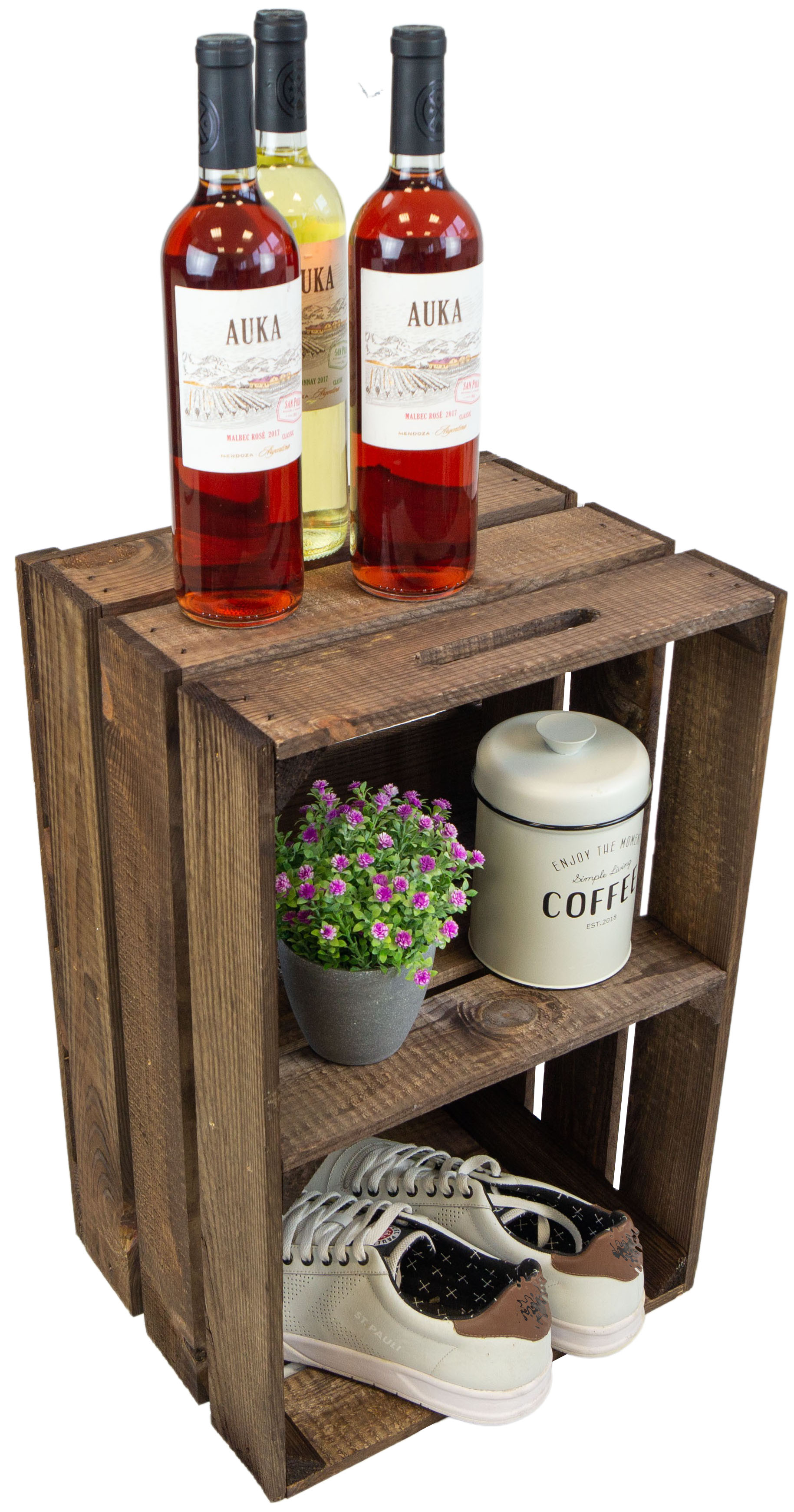 Elfriede dunkelbraun Mittelbrett Quer