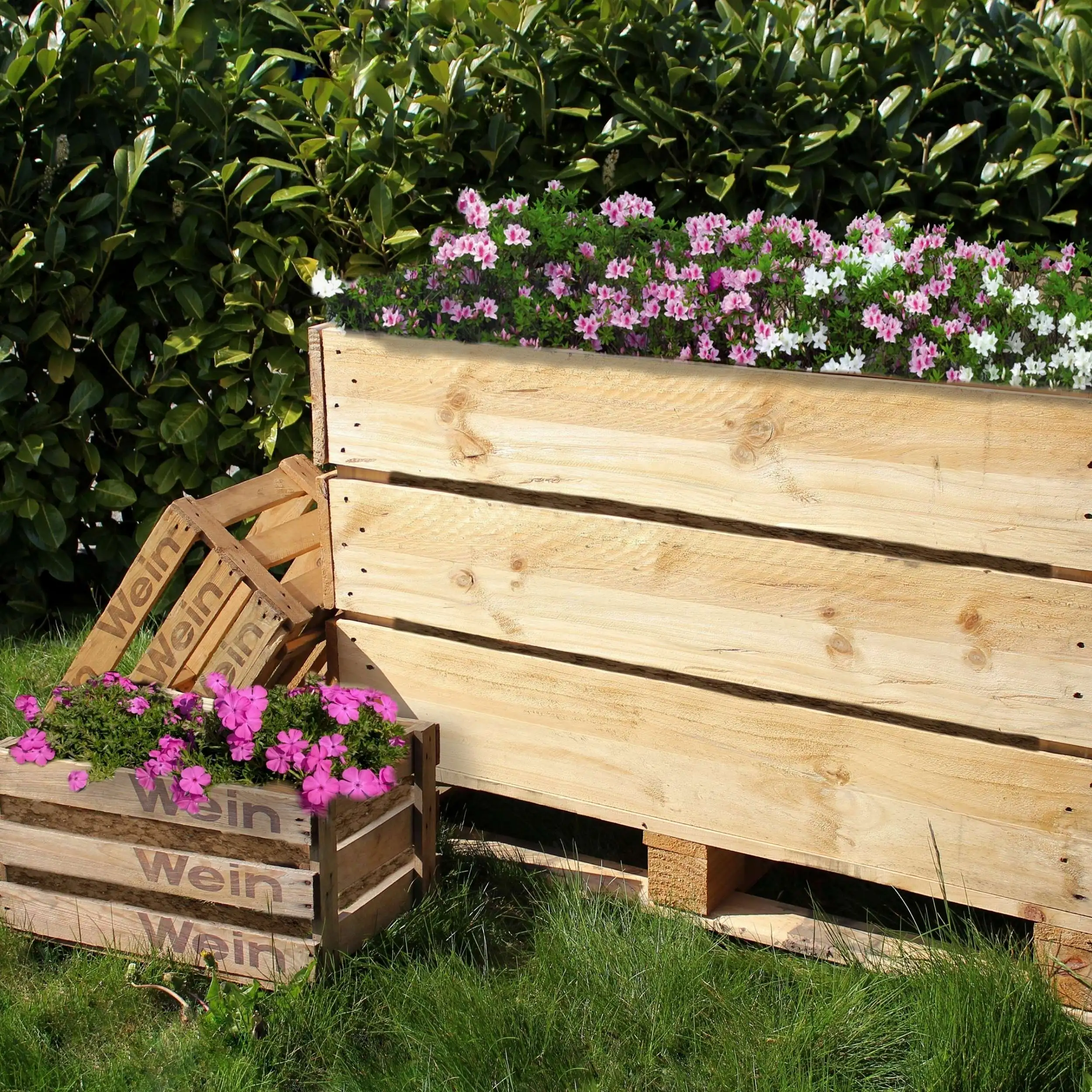 Gebrauchte Großkiste für Hochbeet 120x100x81cm *Selbstabholerpreis* Gebrauchte Großkiste für Hochbeet 120x100x81cm *Selbstabholerpreis*