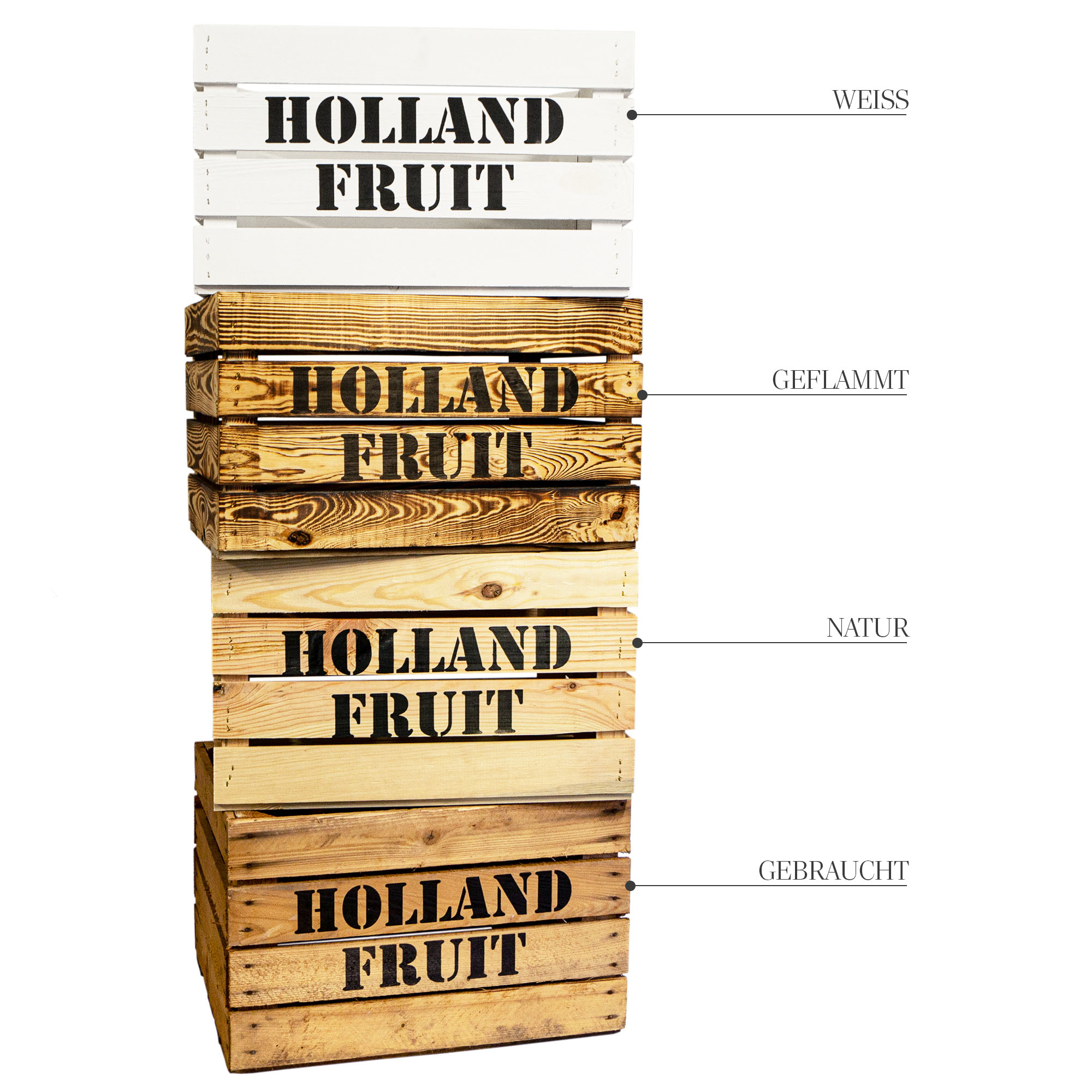 Obstkiste HOLLAND FRUIT Holland Fruit Natur Neu