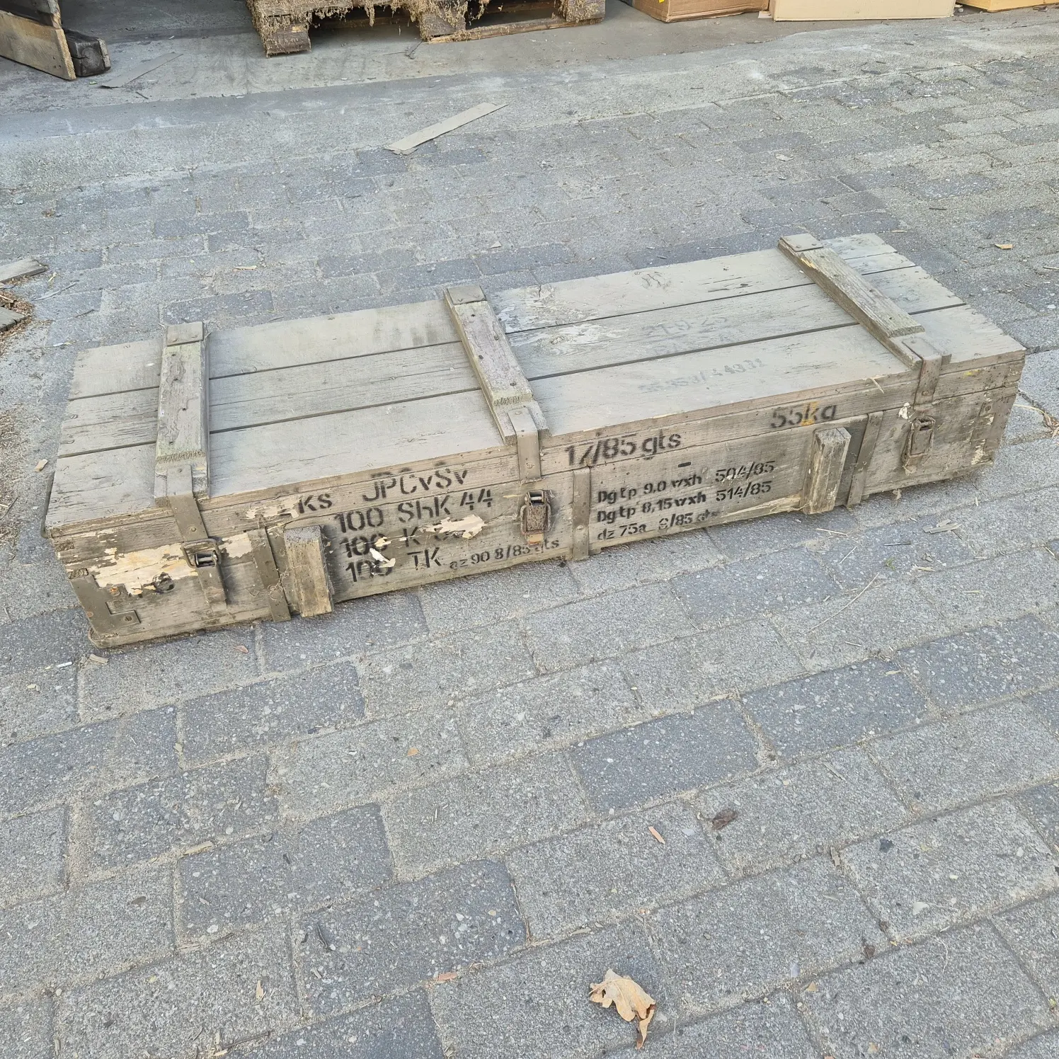 Neue lange Munitionskiste B-WARE 118x38x22cm