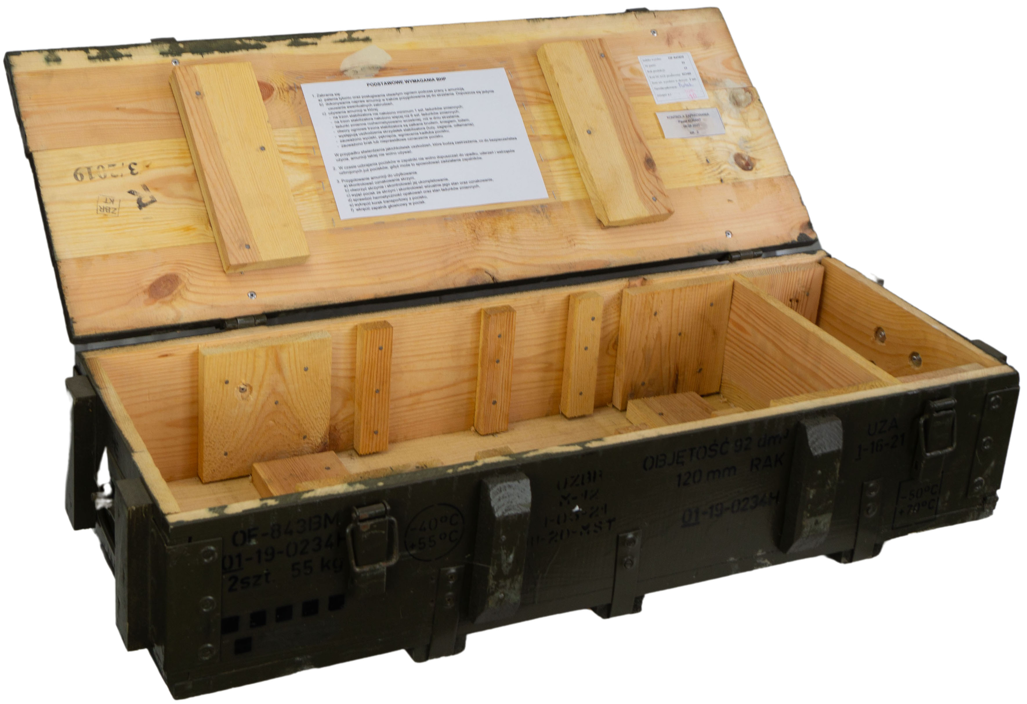 Frachtkiste 155mm 107x30x29cm