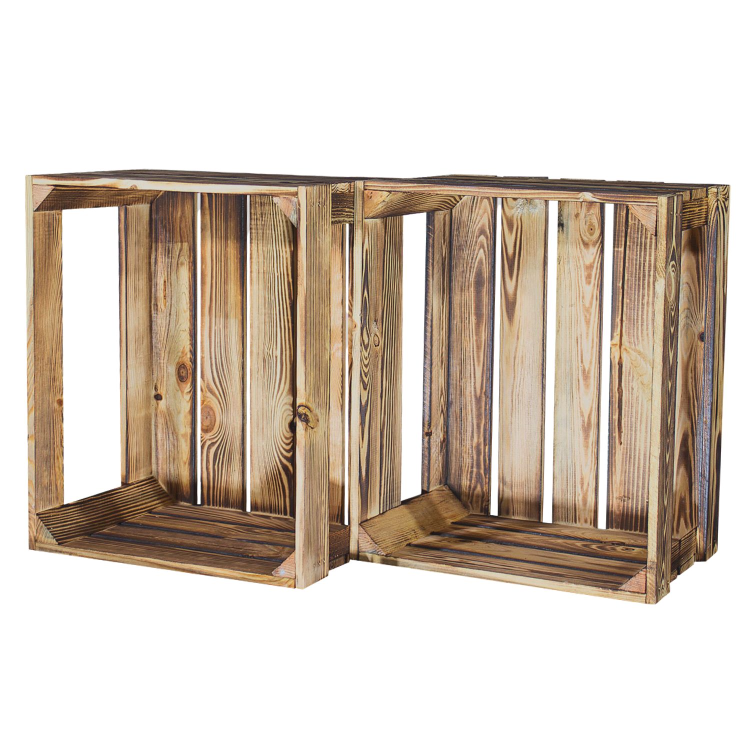 Geflammte Apfelkiste Display Edition 50x40x30cm Geflammte Apfelkiste Display Edition 50x40x30cm