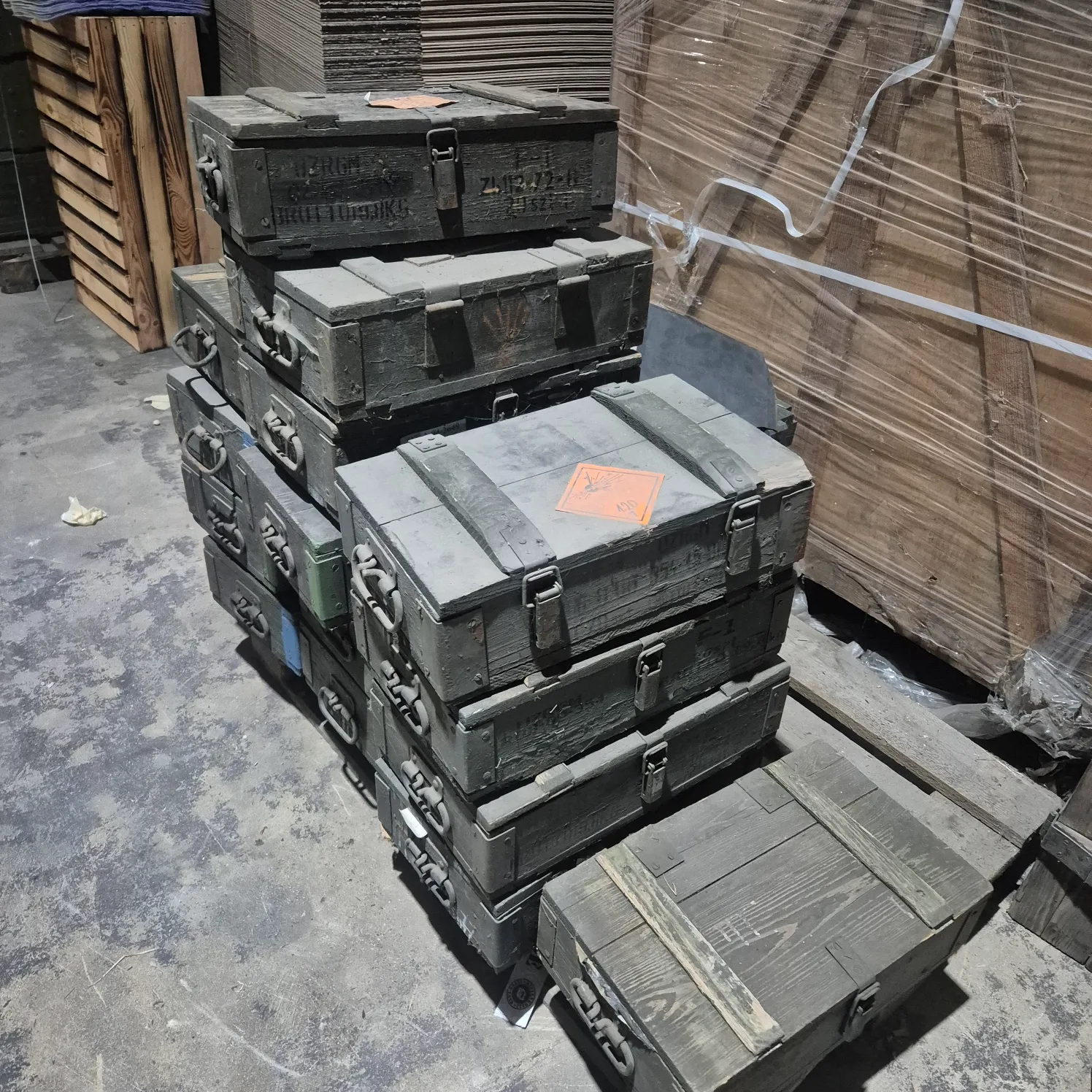 Munitionskiste F-1 B WARE Aufbewahrungskiste Militärkiste Munitionsbox Holzbox Munitionskiste F-1 B WARE Aufbewahrungskiste Militärkiste Munitionsbox Holzbox