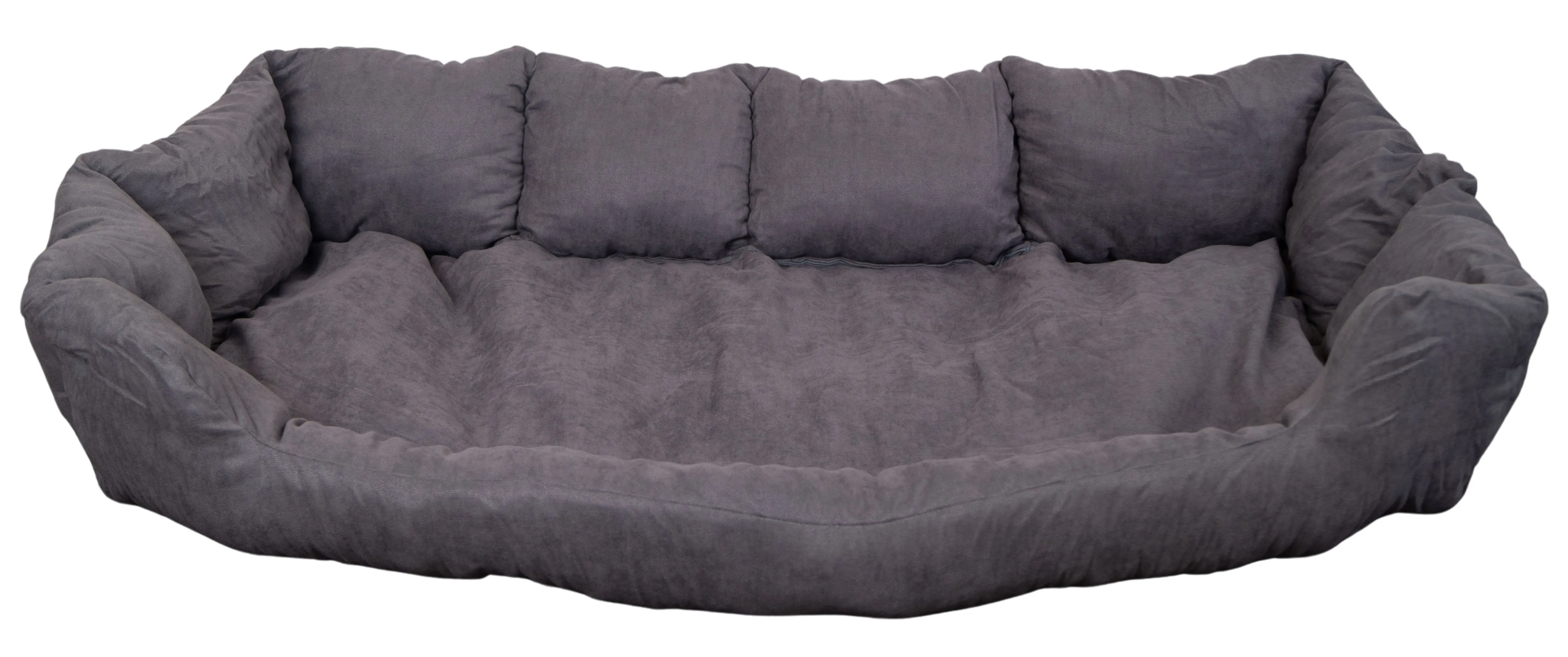 Großes graues Hundekissen passend für Hundebett Balu Maße 90x57x20