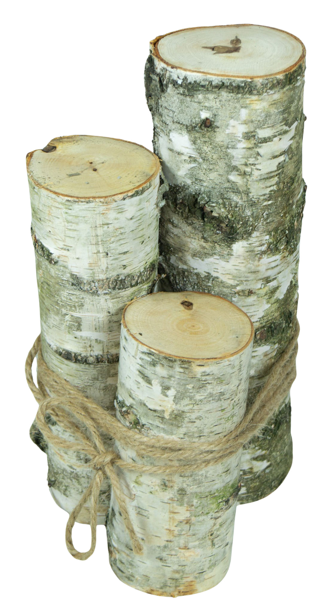3er Set Birkenstämme Deko 3er Set Birkenstämme Deko