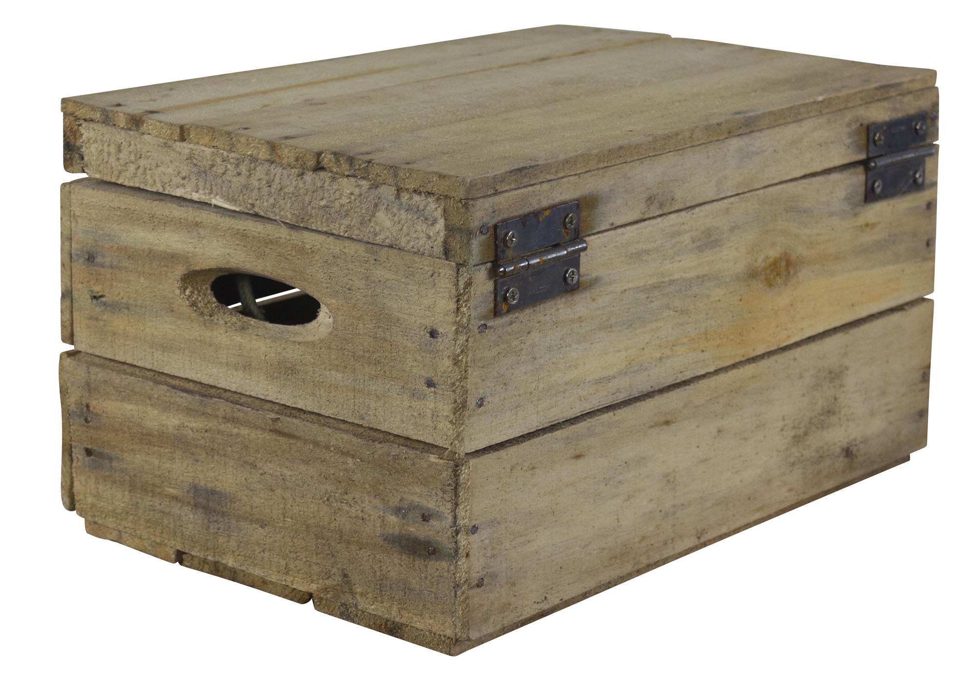 Rustikale Obstkiste mit Deckel und Aufdruck Whisky 34x24x20cm Rustikale Obstkiste mit Deckel und Aufdruck Whisky 34x24x20cm