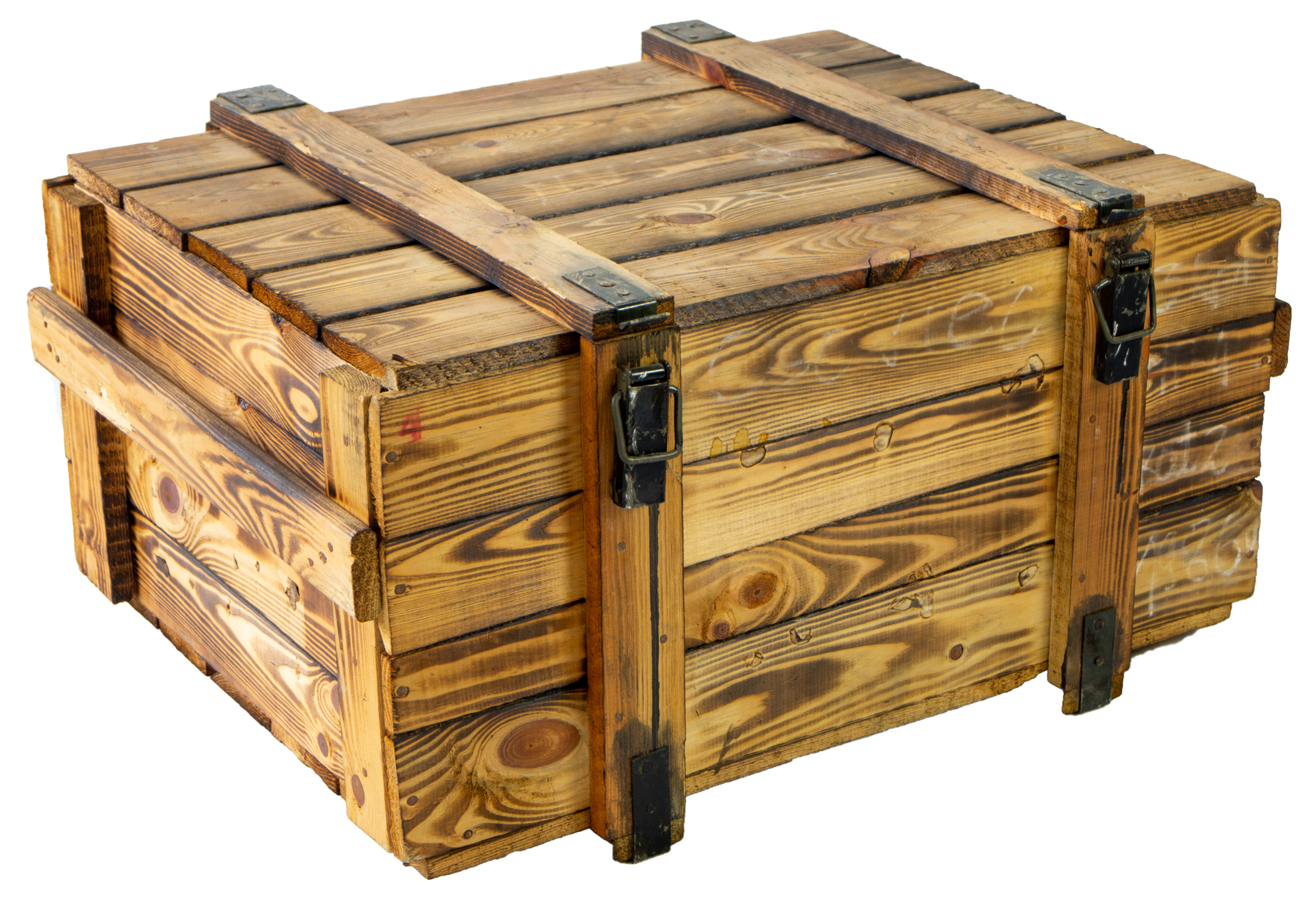 Munitionskiste geflammt groß