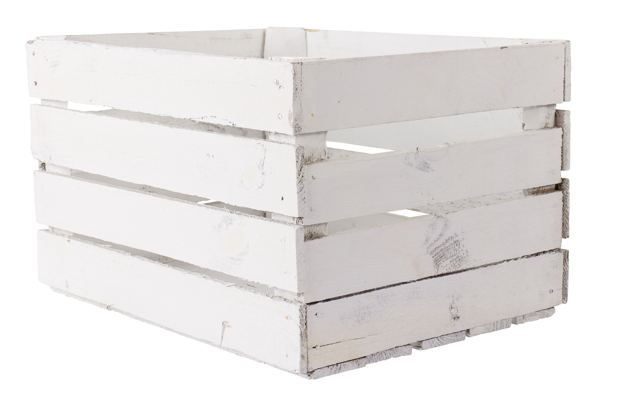 Alte gebrauchte weiße Holzkiste 50x40x30cm Alte gebrauchte weiße Holzkiste 50x40x30cm