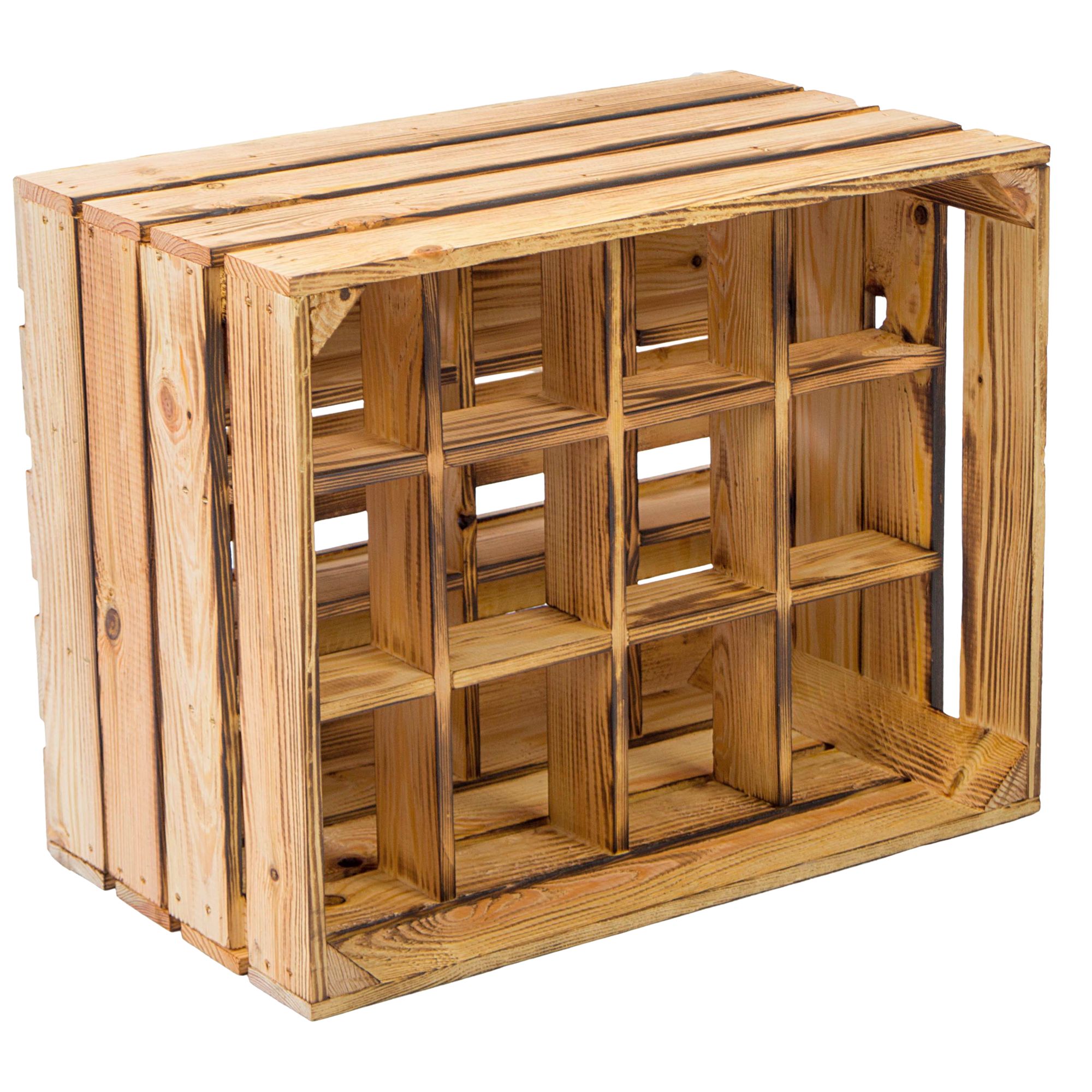 Flaschenregal Weinregal Henry 12er geflammt 50x40x30cm