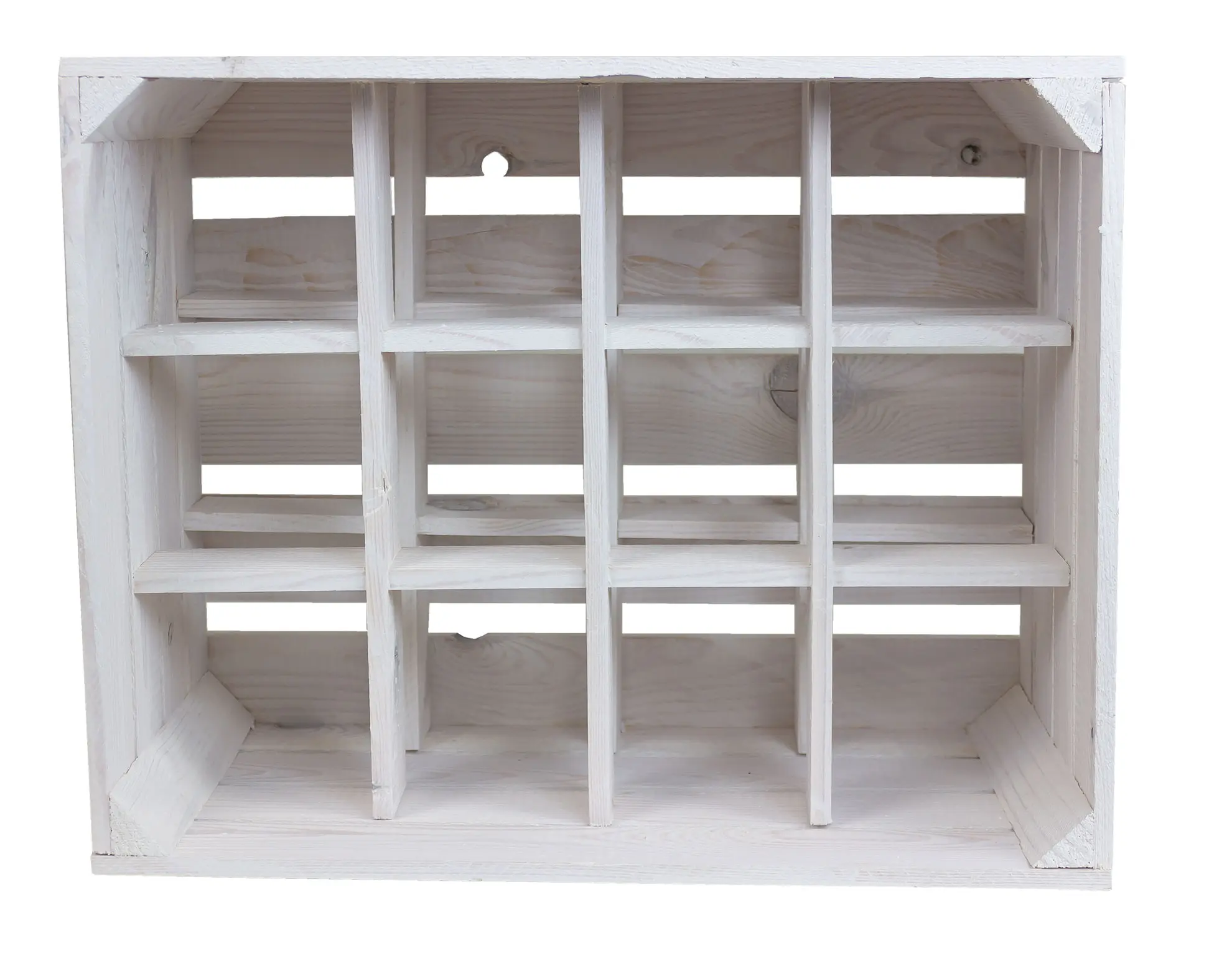 Flaschenregal Weinregal Henry 12er weiß 50x40x30cm