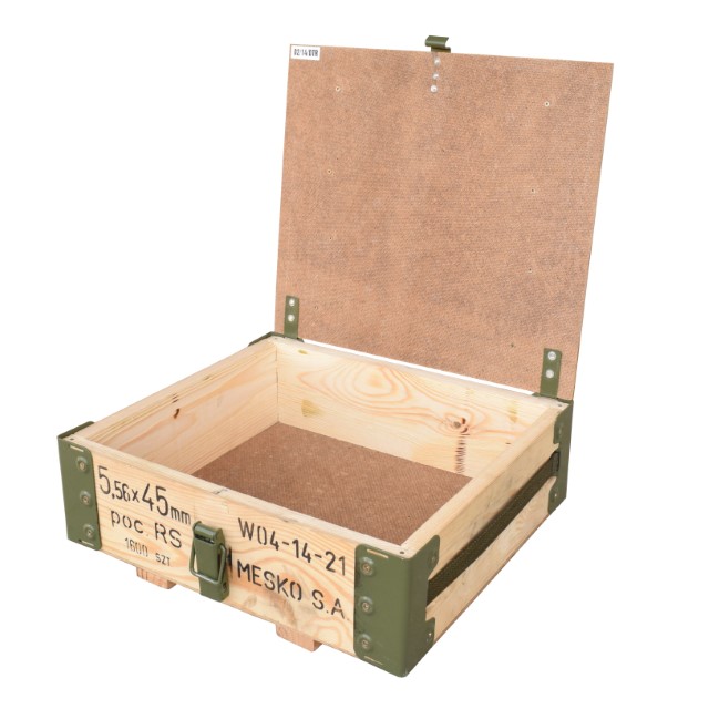 kleine Munitionskiste Slepe 7,62 40x36x14cm Munitionskiste Slepe 7,62