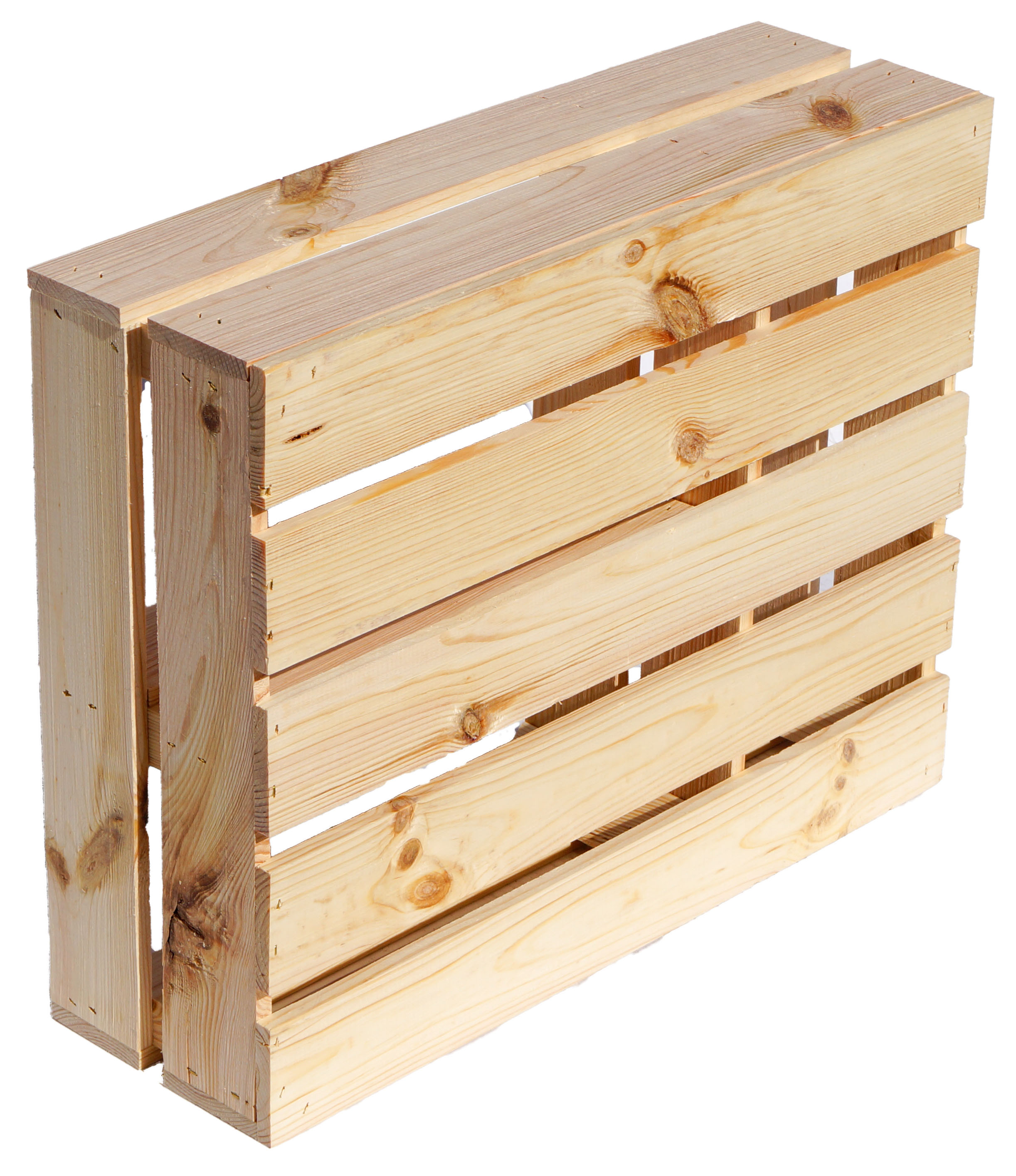 Flaches Obstkistenregal "Traute" Natur