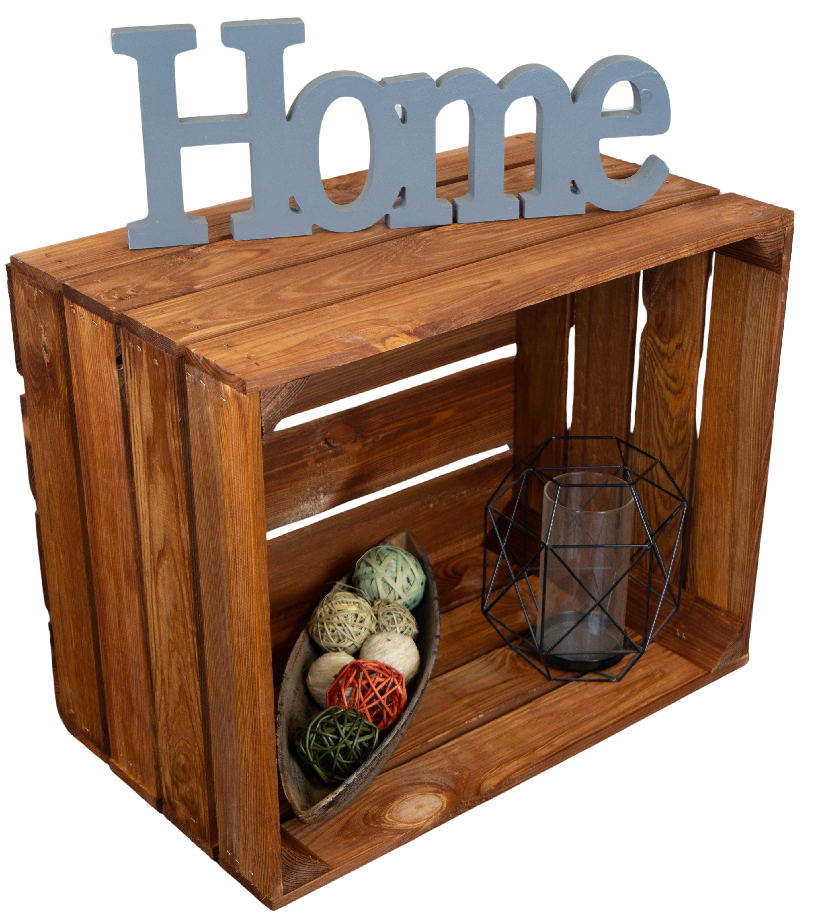 Neue Obstkiste Ocker 50x40x30cm Neue Obstkiste Ocker 50x40x30cm