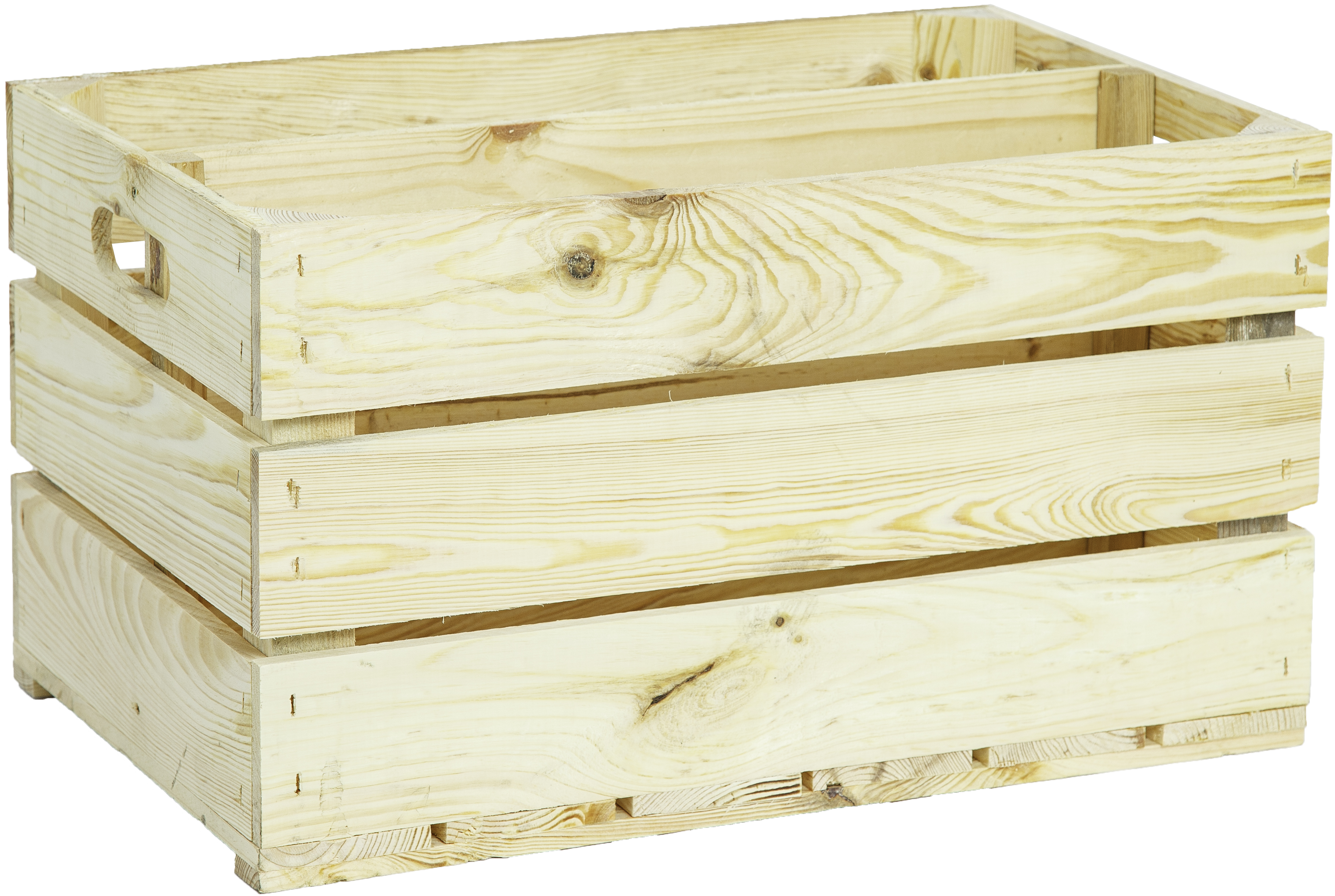 Obstkistenregal "Elfriede" Natur mit Mittelbrett Obstkistenregal "Elfriede" Natur mit Mittelbrett