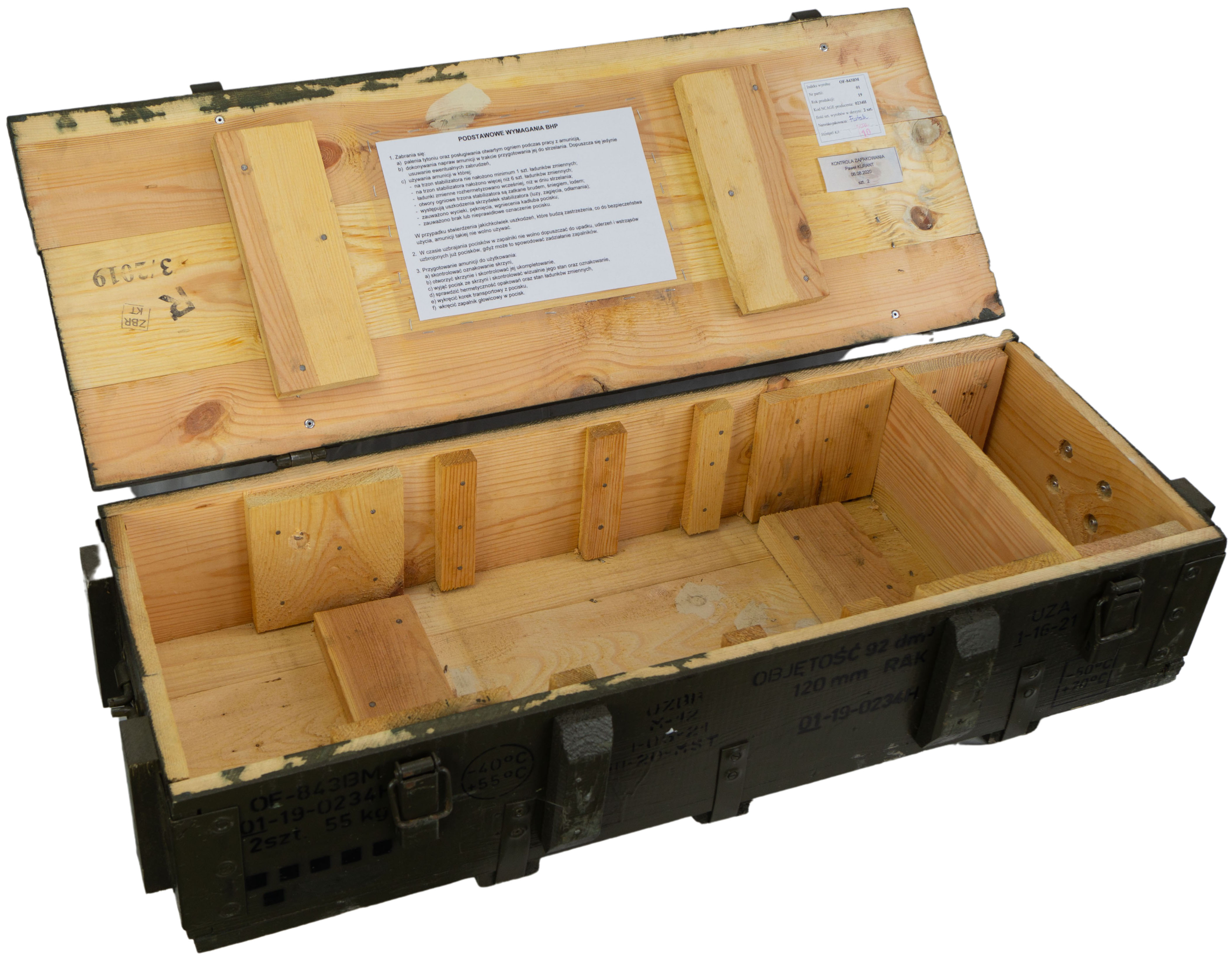 Frachtkiste 155mm 107x30x29cm