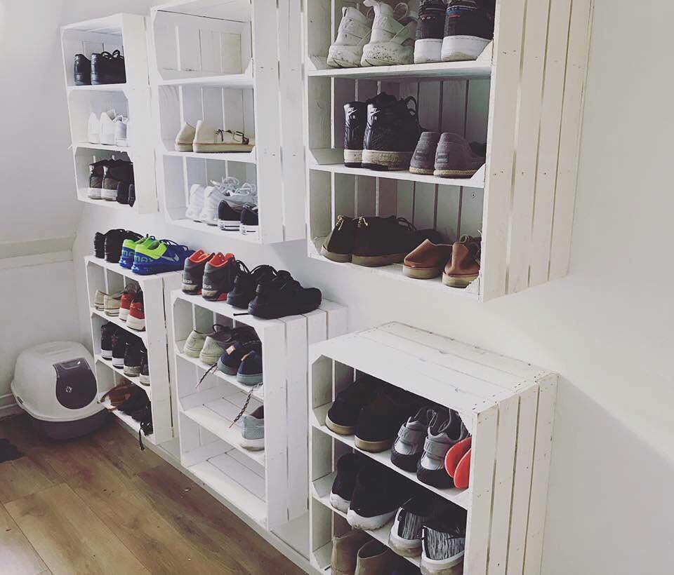 Weiße Regalkiste Tamme weiss Fächern 55x55x31cm Weiße Regalkiste Tamme weiss Fächern 55x55x31cm