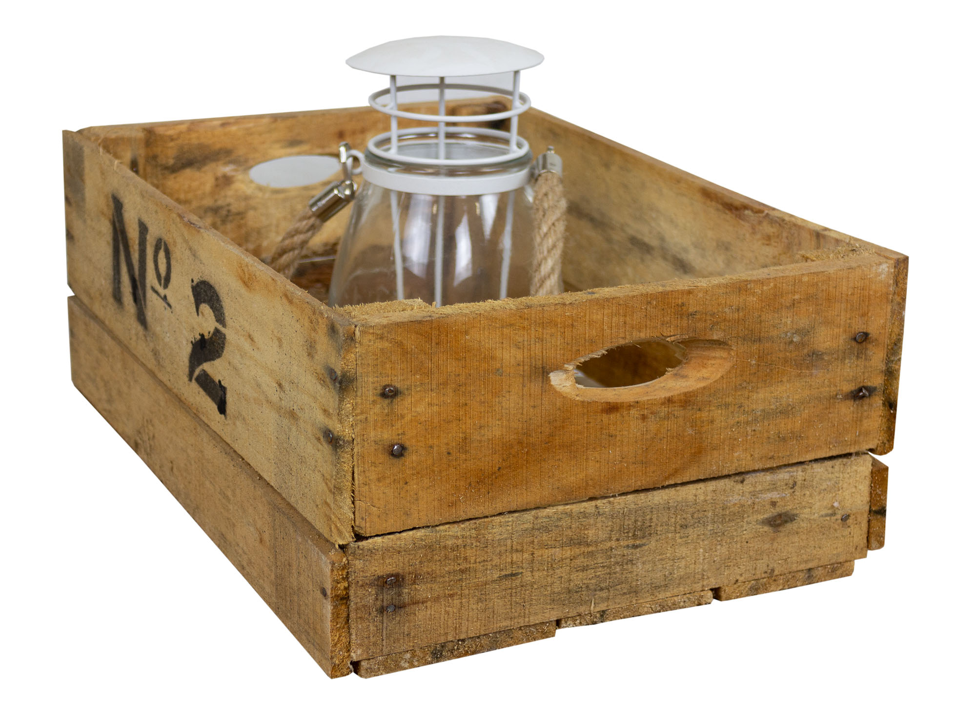 Alte Holzkiste No2 40 x 26,5 x 14.5cm