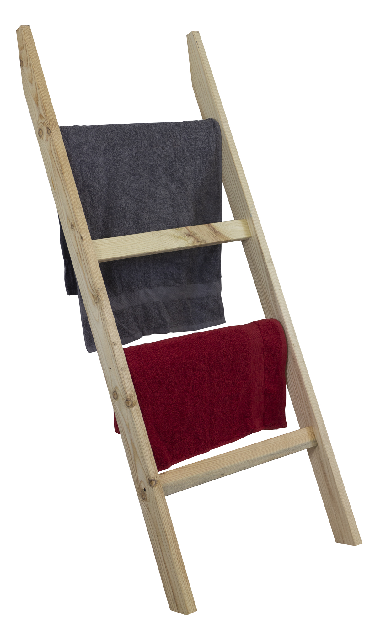 Breite helle Handtuchleiter 4 Sprossen 140x55x7cm Breite helle Handtuchleiter 4 Sprossen 140x55x7cm