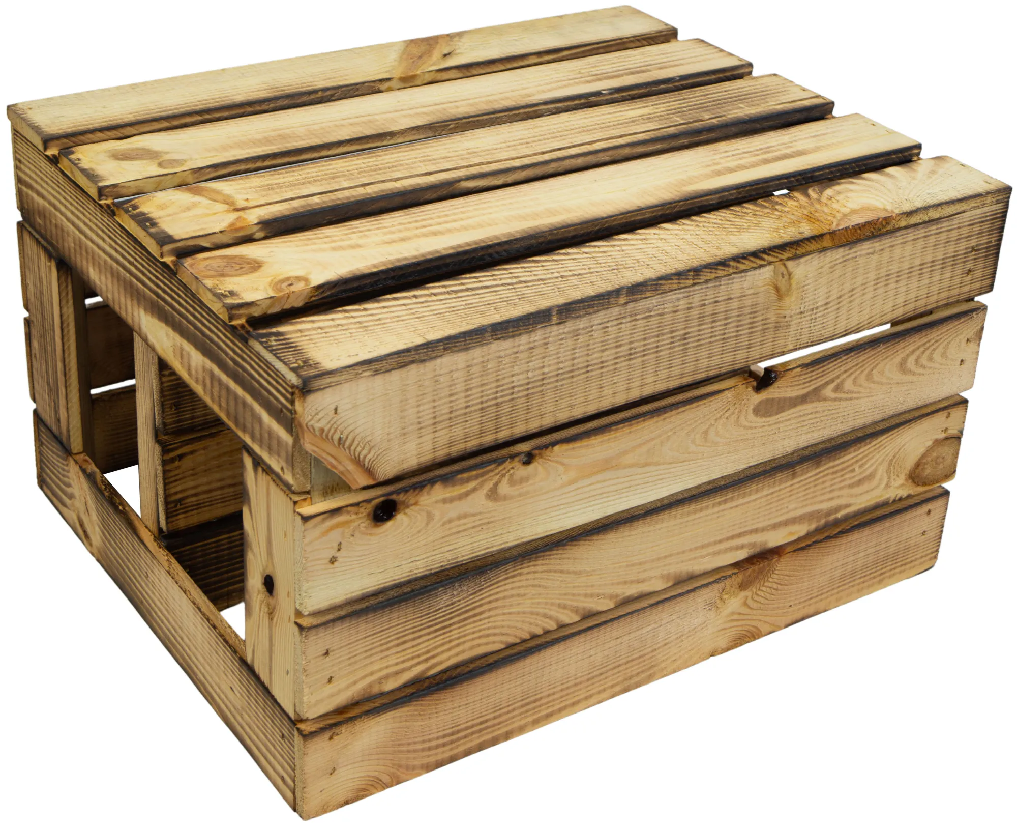 Geflammte Regalkiste Display Edition 50x40x30cm