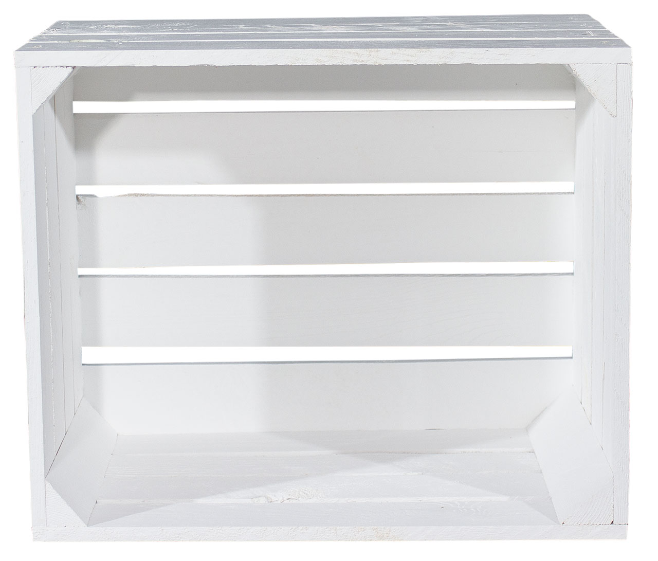 Neue weiße Apfelkiste 50x40x30cm Obstkiste "JOHANNA" weiß "ANKER"