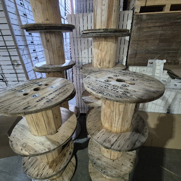 Kabeltrommel als Gartentisch 80cm x Höhe ca 58cm