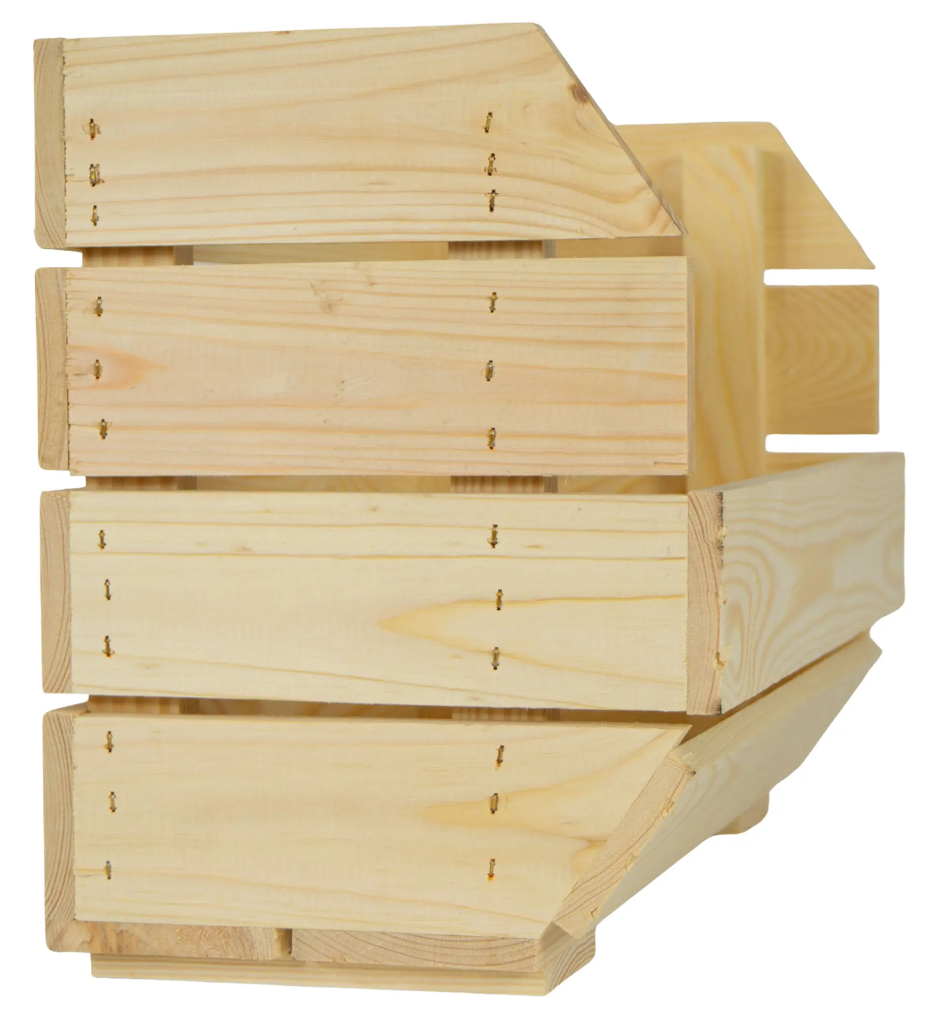 Schmales Küchenregal 40x22x29 cm in natur Schmales Küchenregal 40x22x29 cm in natur