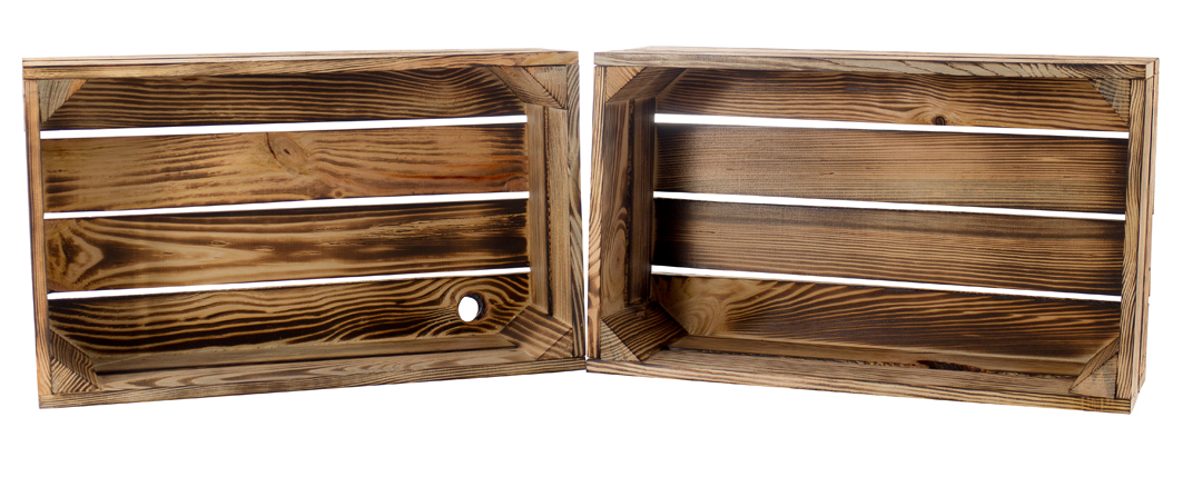 Flambierte Schublade 47x29x15,7cm Flambierte Schublade 47x29x15,7cm