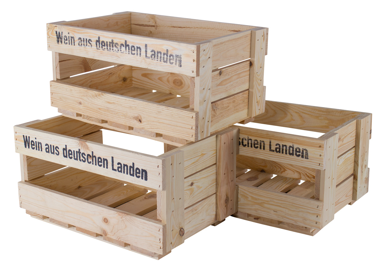 Neue Weinkiste - Wein aus deutschen Landen 46x30,5x24cm