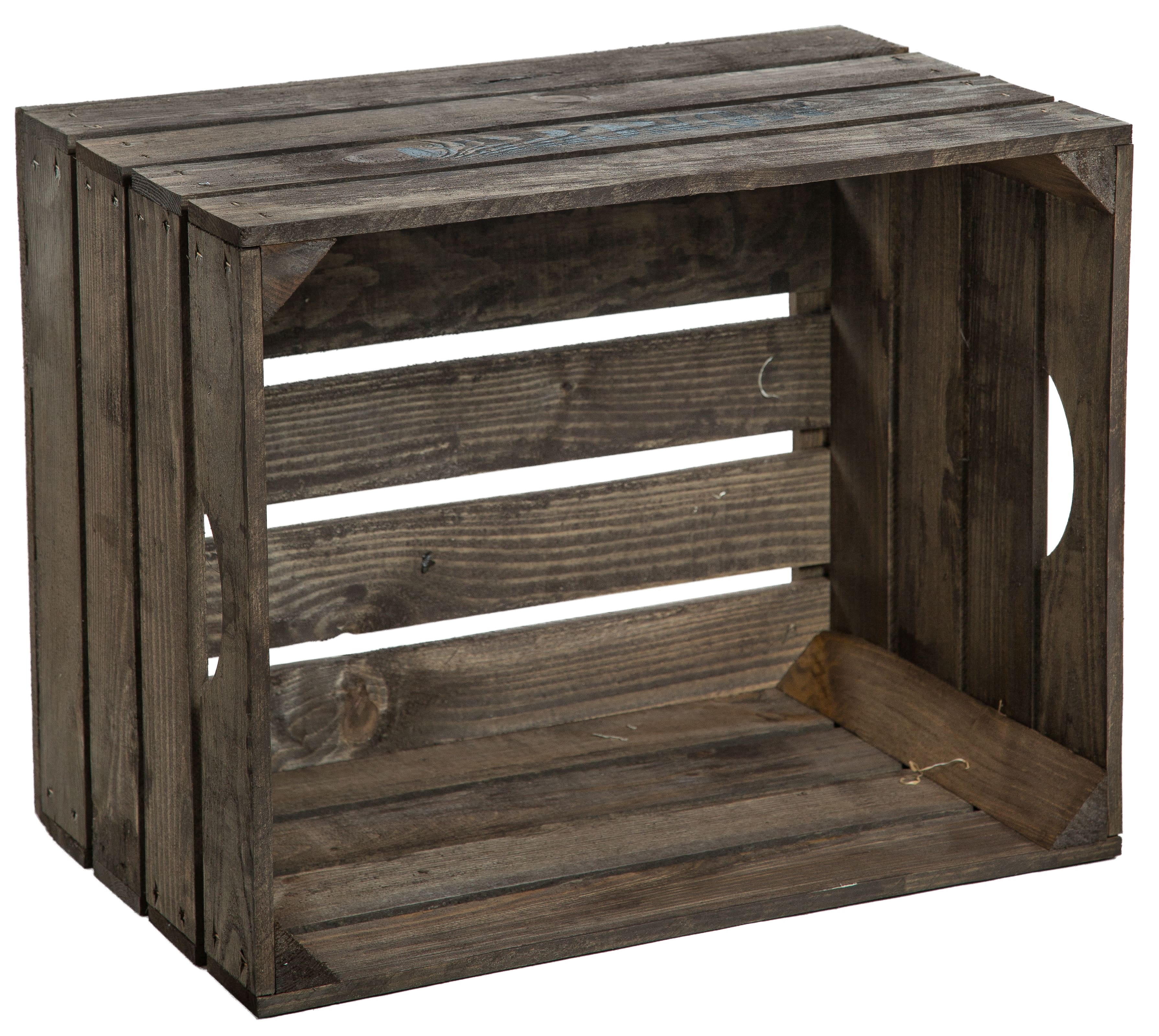 Obstkiste "JOHANNA" dunkel "ANKER" Obstkiste Johanna - dunkel lasiert