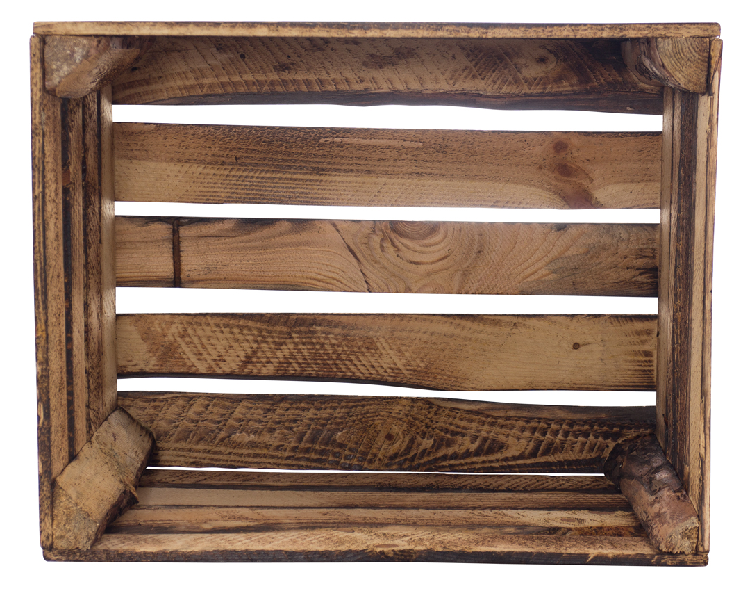 APFELKISTE *FLAMME* 50x40x30cm B-WARE 4er Set - APFELKISTE *FLAMME* 50x40x30cm B-WARE