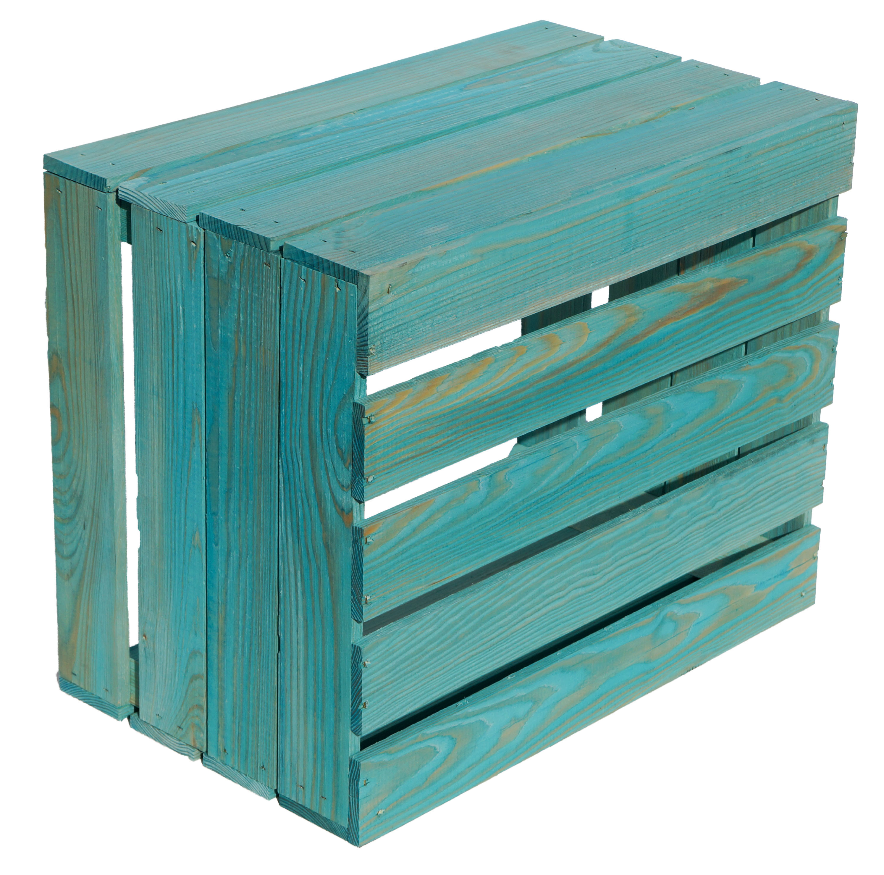 Türkise Obstkiste 50 x 40 x 30cm Türkise Obstkiste 50 x 40 x 30cm