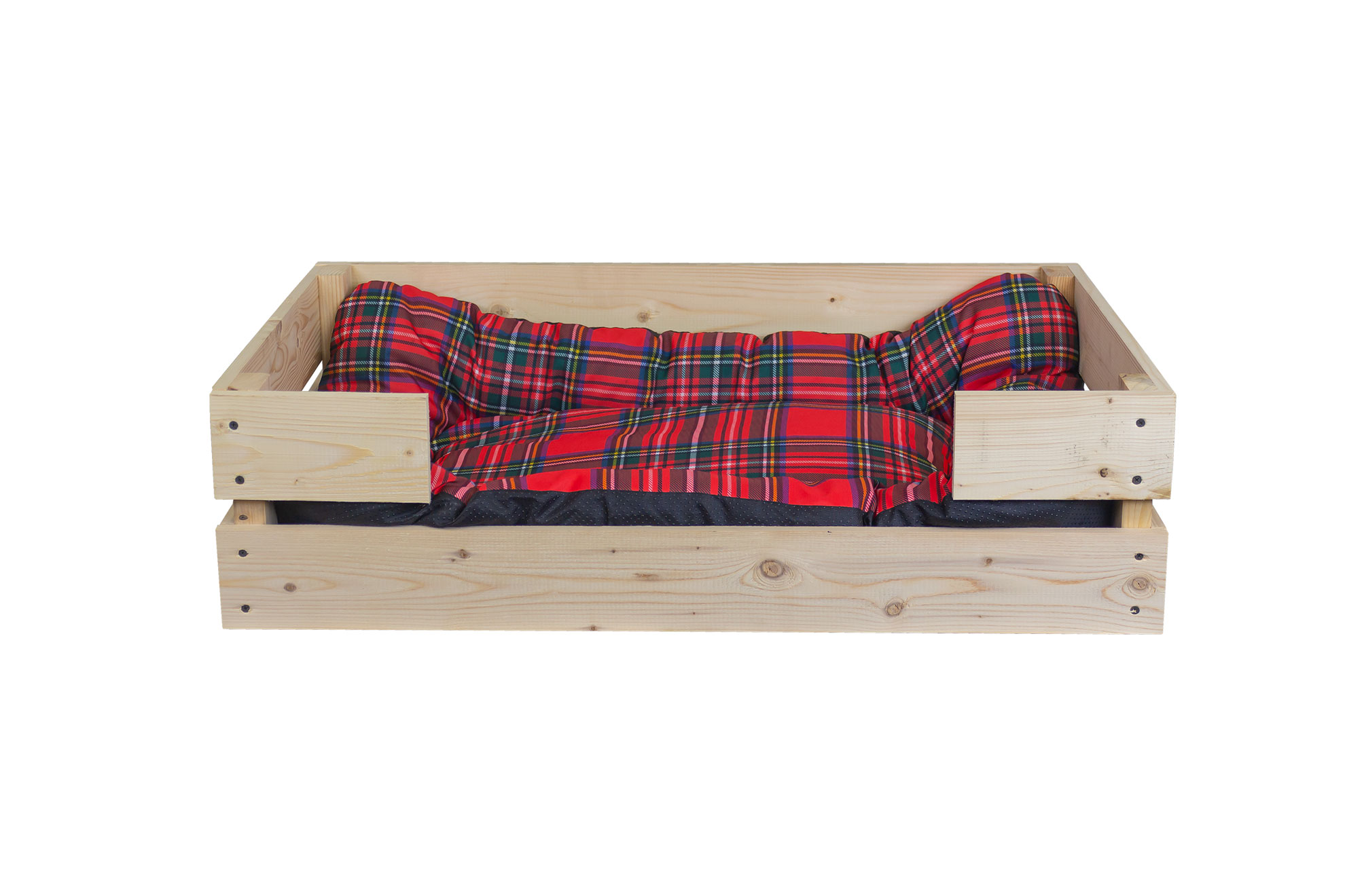 Hundebett Rocky Natur mit Kissen 80x50x21cm Hundebett Rocky Natur optional mit Kissen 80x50x21cm