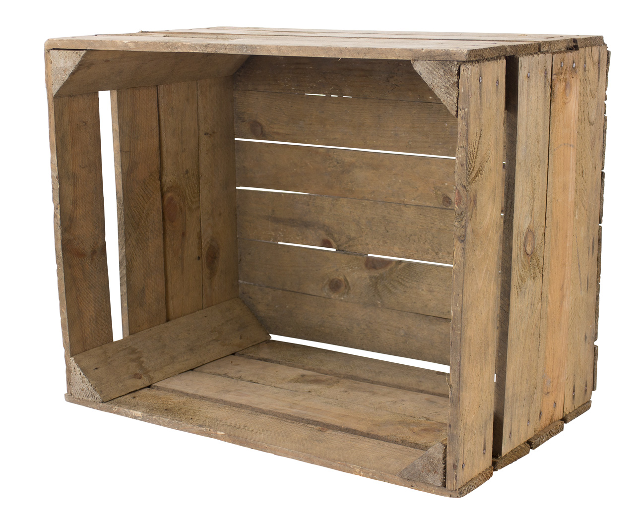 Alte Apfelkiste mit dekorativem Erzeuger-Aufdruck 50x40x30cm Alte Apfelkiste mit dekorativem Erzeuger-Aufdruck 50x40x30cm